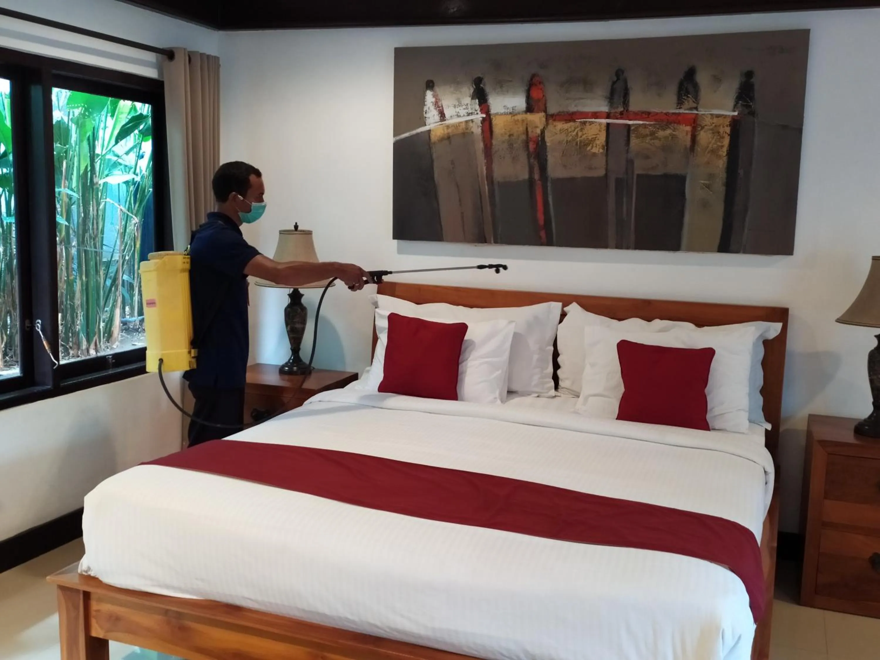 Staff, Bed in Alysha Villa Seminyak Beachside By Bali Asia Villa