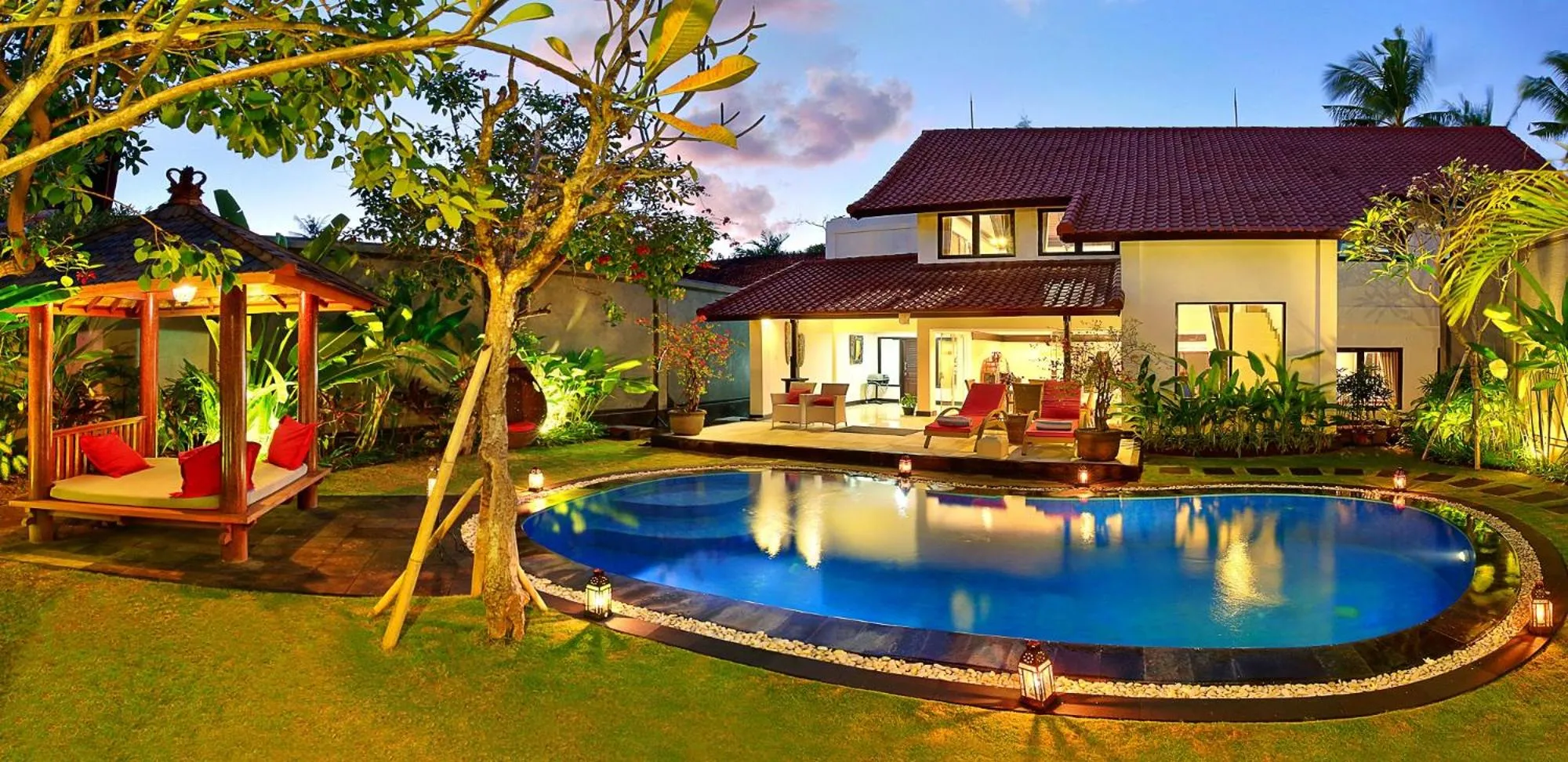 Swimming pool in Alysha Villa Seminyak Beachside By Bali Asia Villa