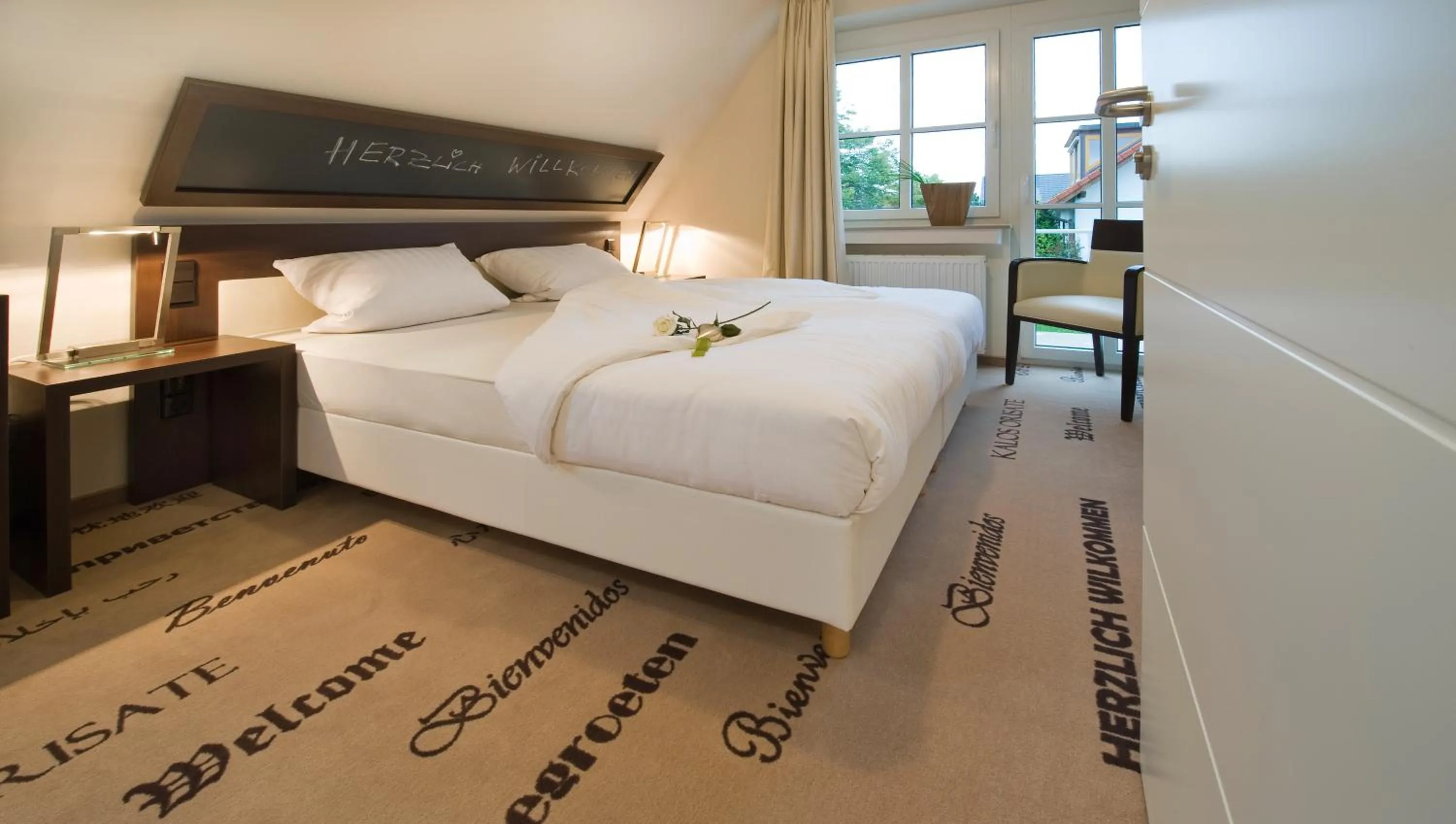 Photo of the whole room, Bed in Hotel Landgasthof Bären