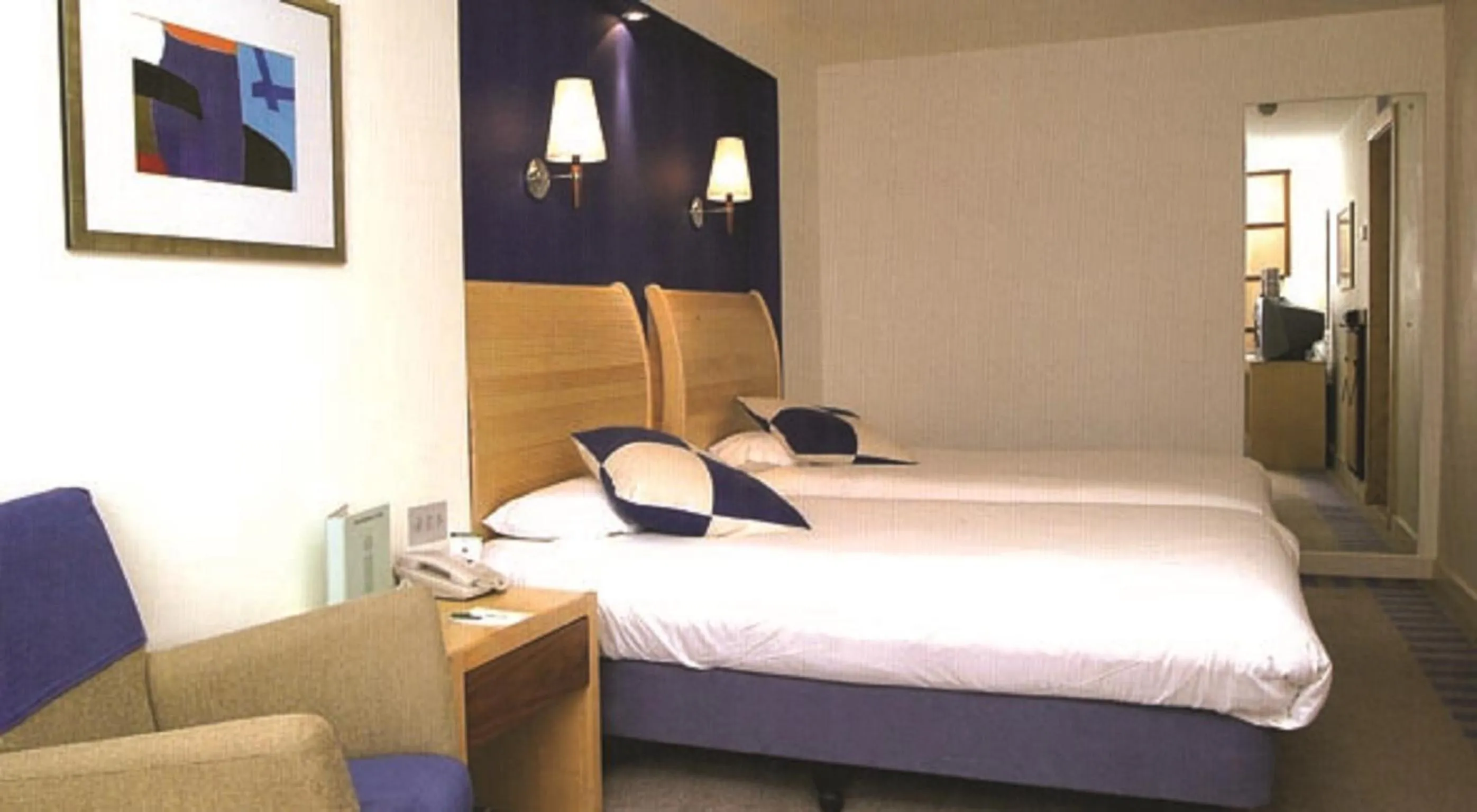 Bed in The Britannia Nottingham Hotel