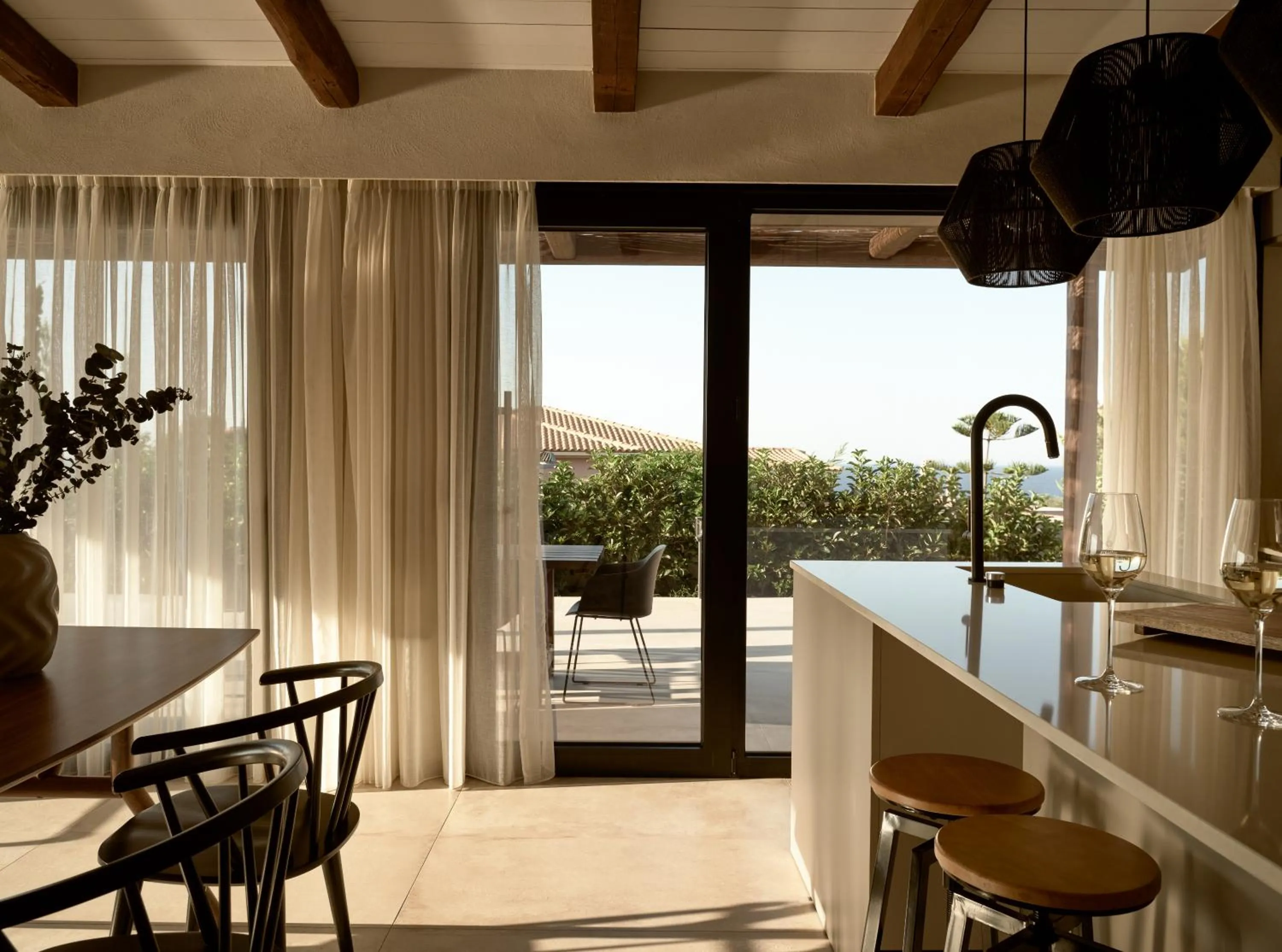 Dining area in Ananta Blue Residence