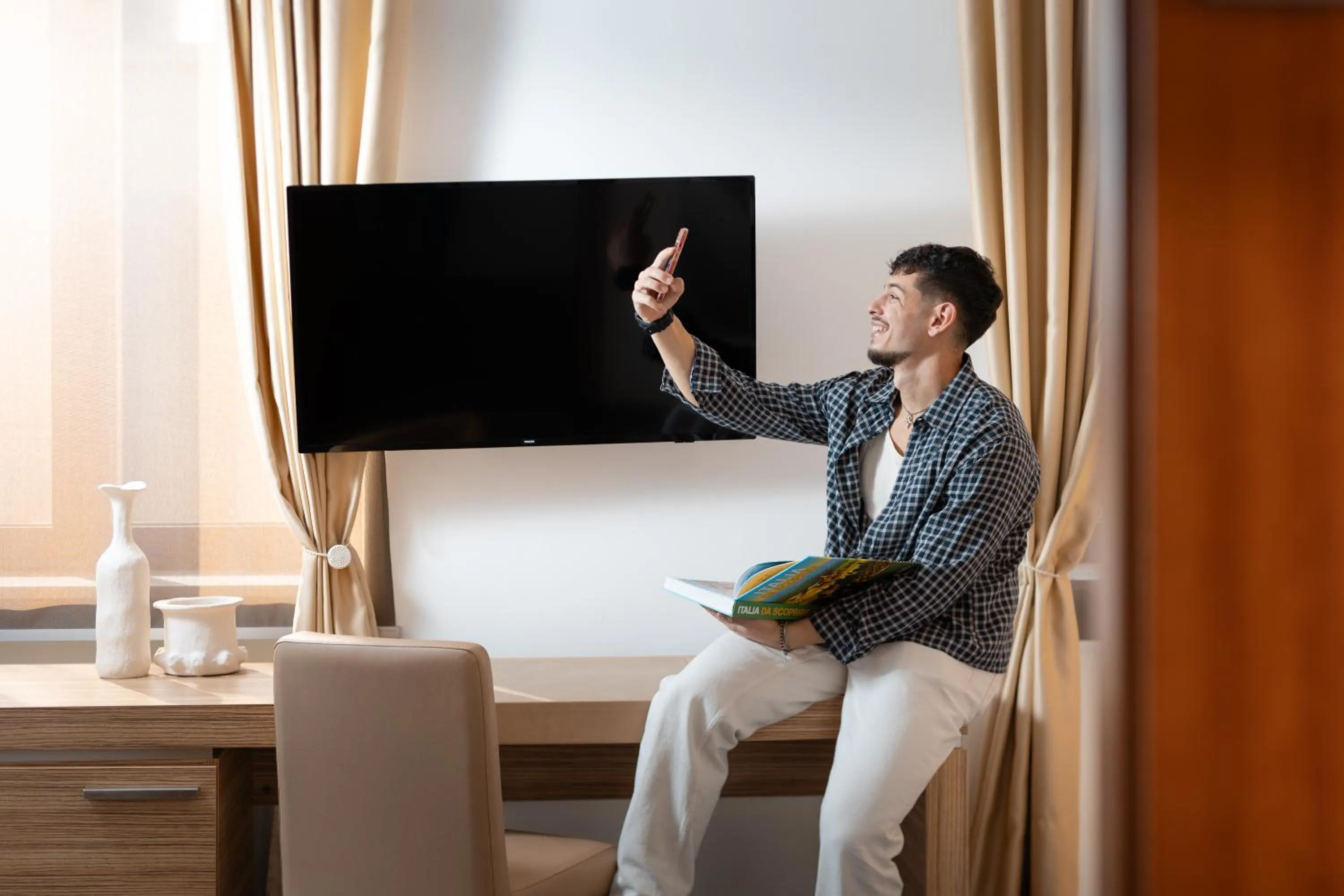 People in Phi Hotel Garden Area Roma Eur