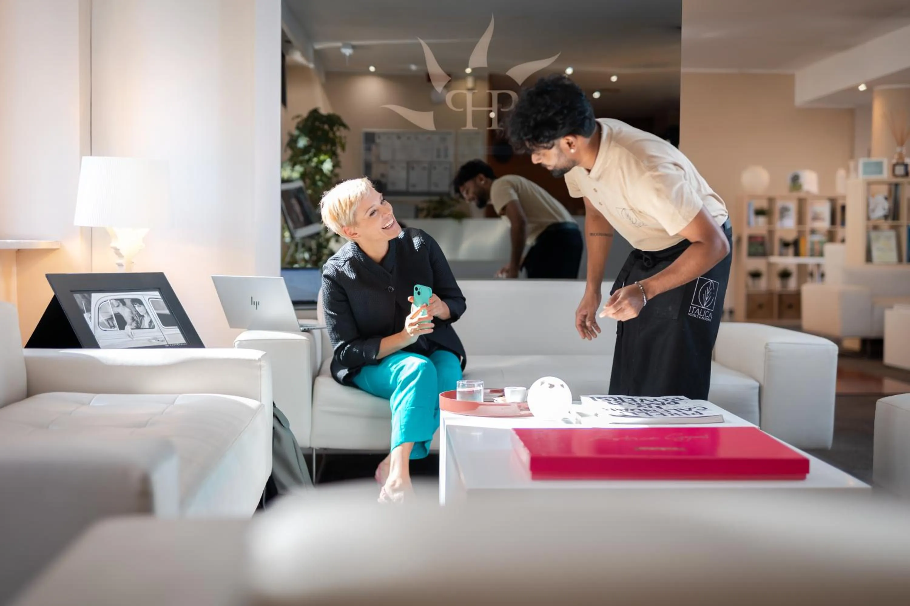 Staff in Phi Hotel Garden Area Roma Eur