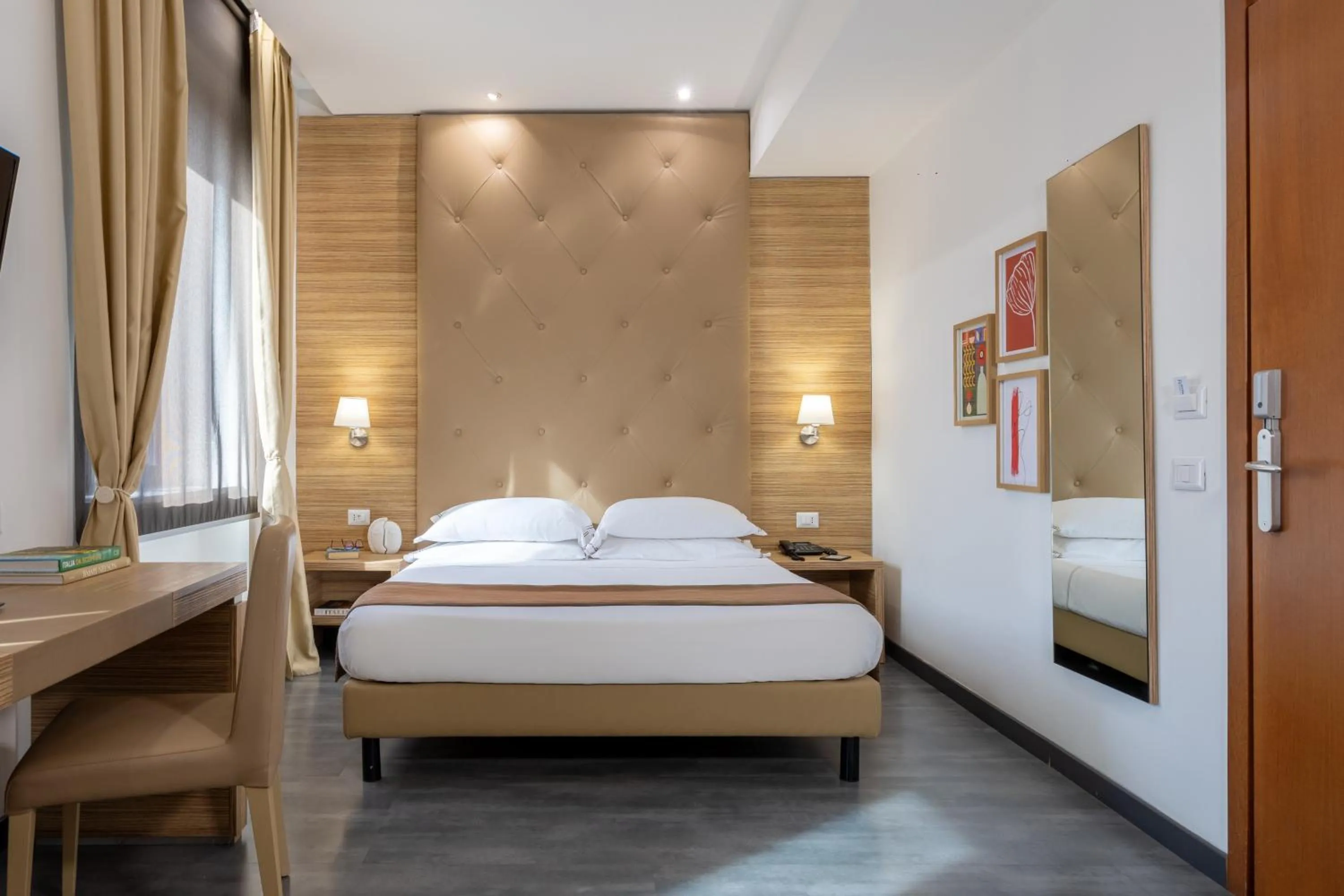 Bed in Phi Hotel Garden Area Roma Eur