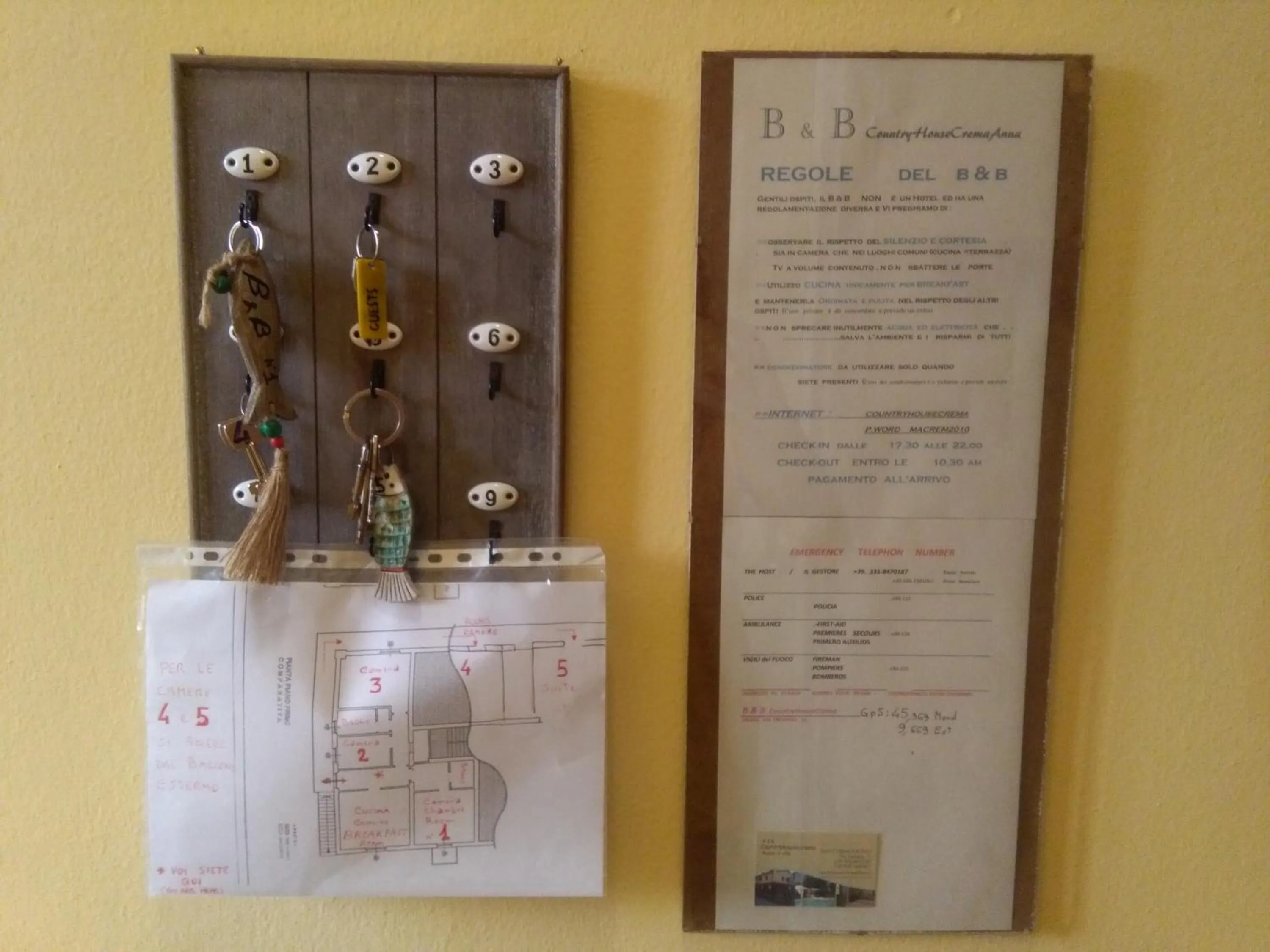 Lobby or reception in B&B CountryHouseAnna