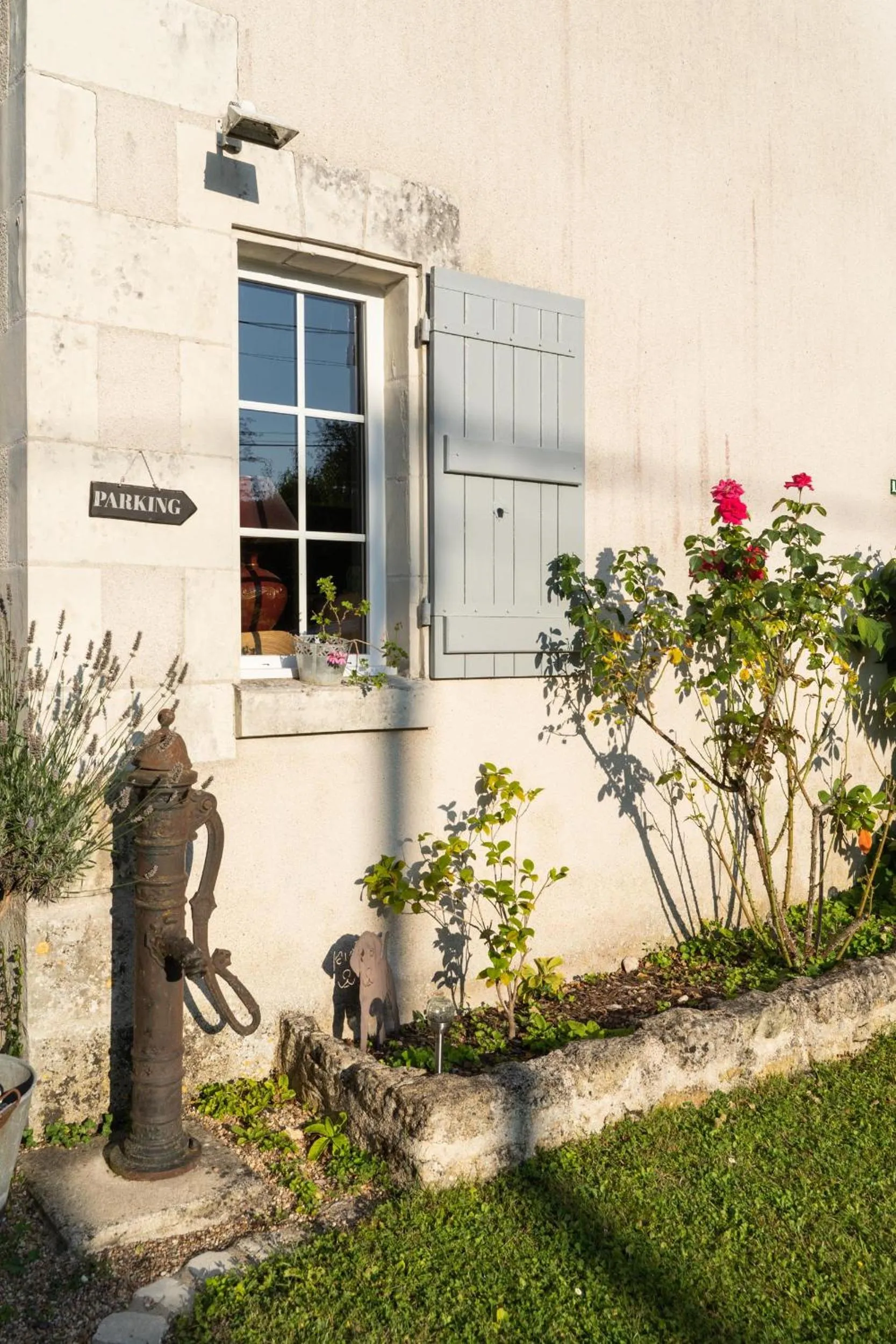 Garden in Le Clos de La Rousselière B and B