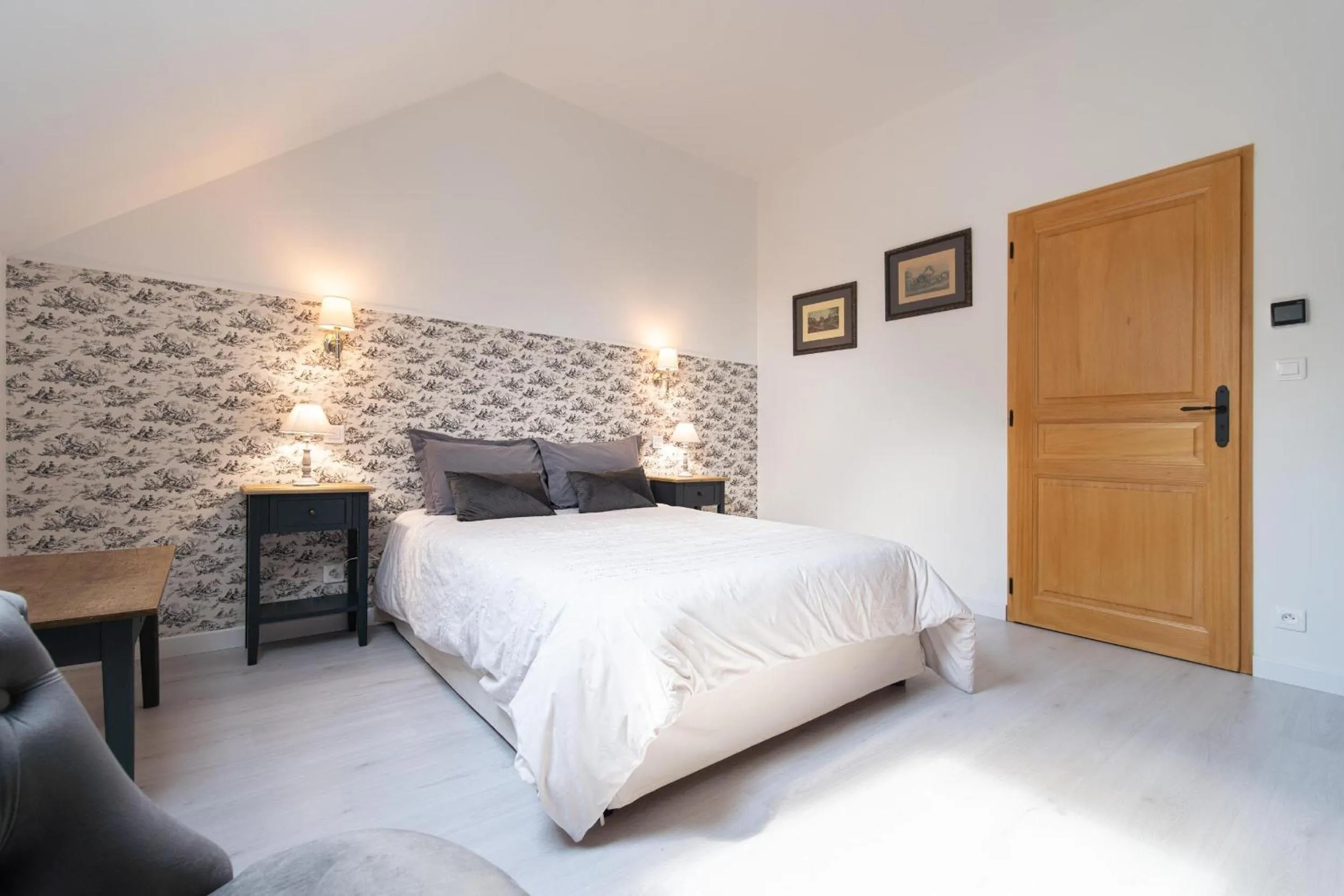 Bedroom, Bed in Le Clos de La Rousselière B and B