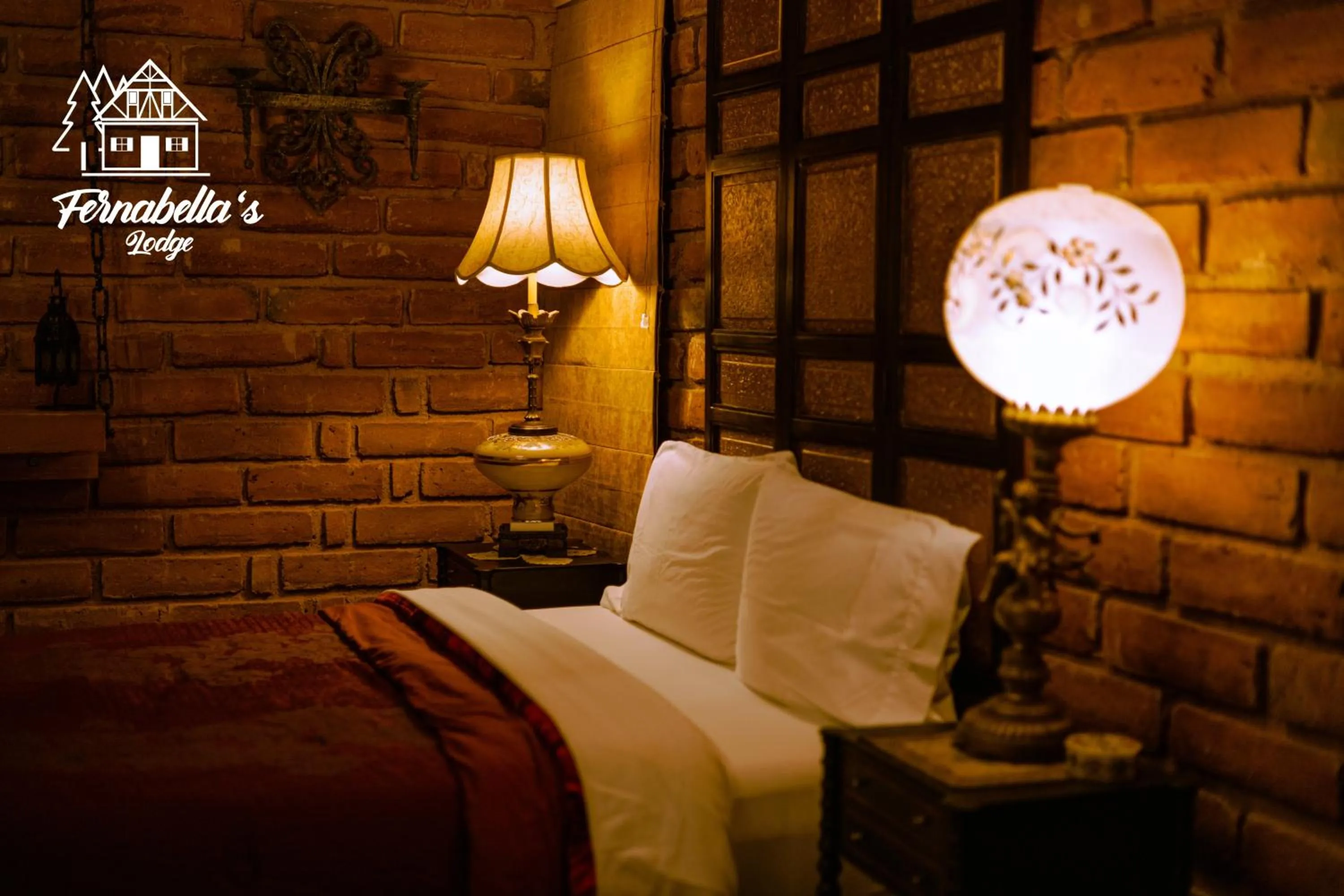 Bed in Fernabella's Lodge