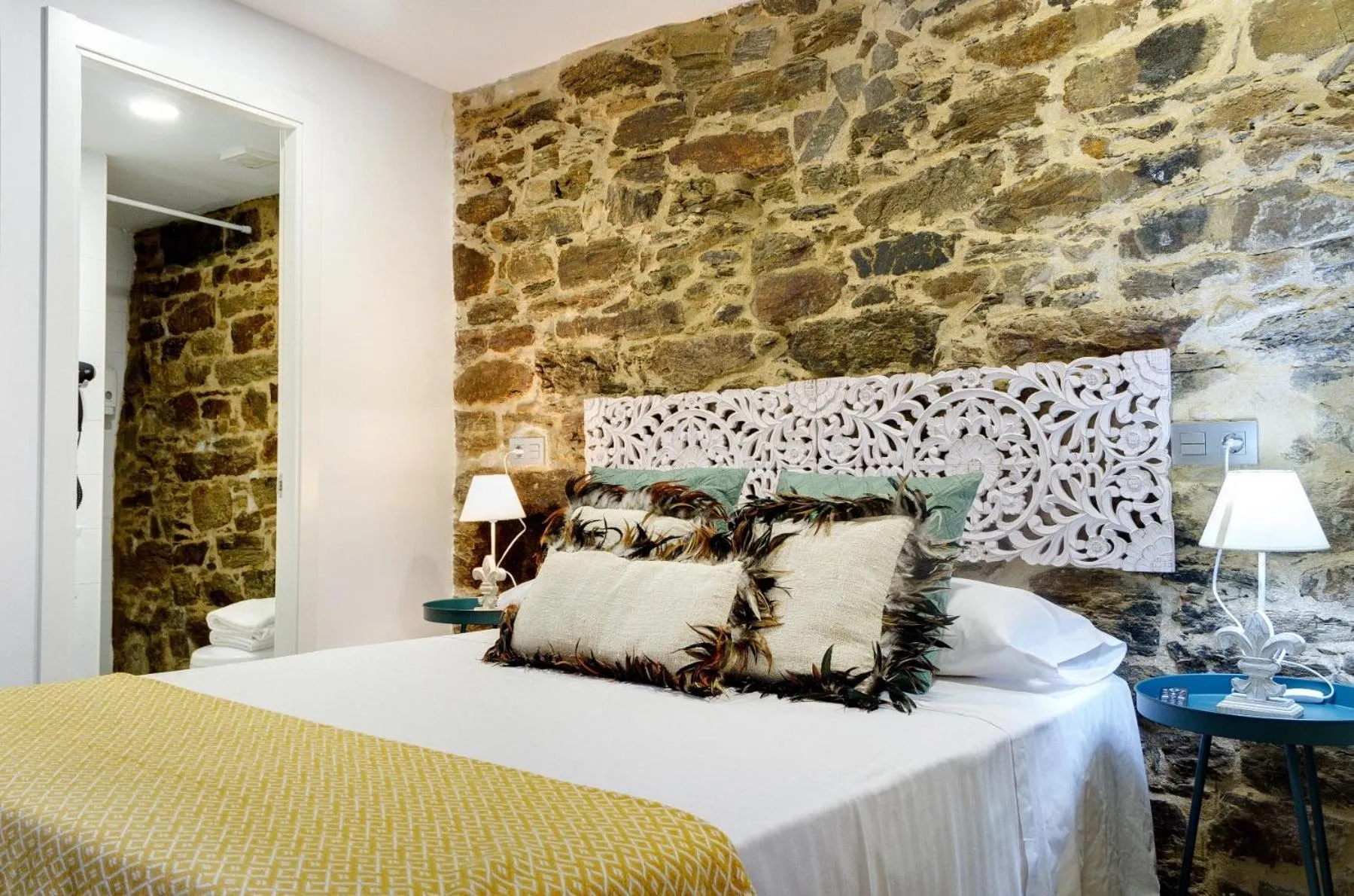 Decorative detail, Bed in Numa Rúa Travesa