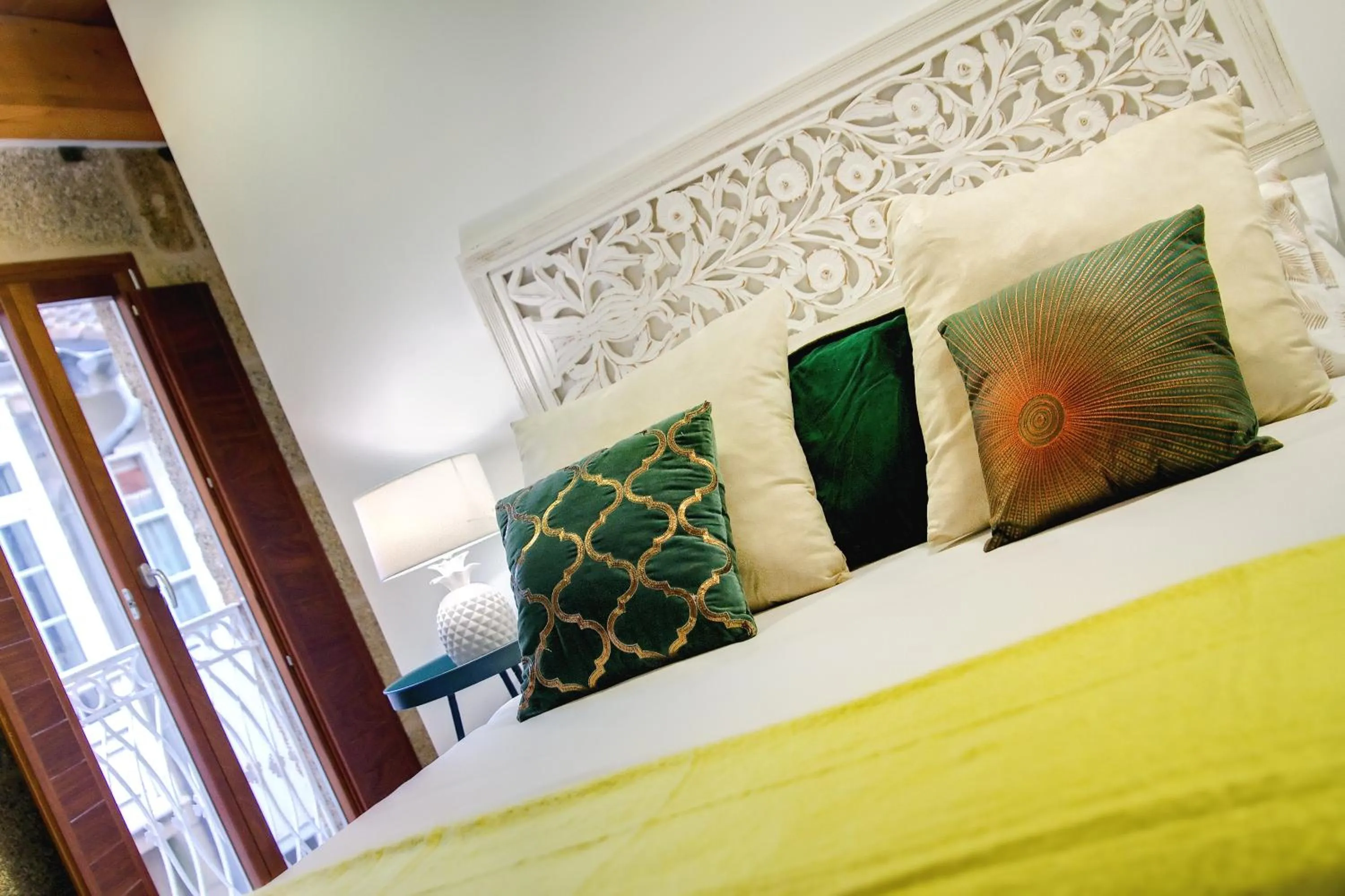 Decorative detail, Bed in Numa Rúa Travesa