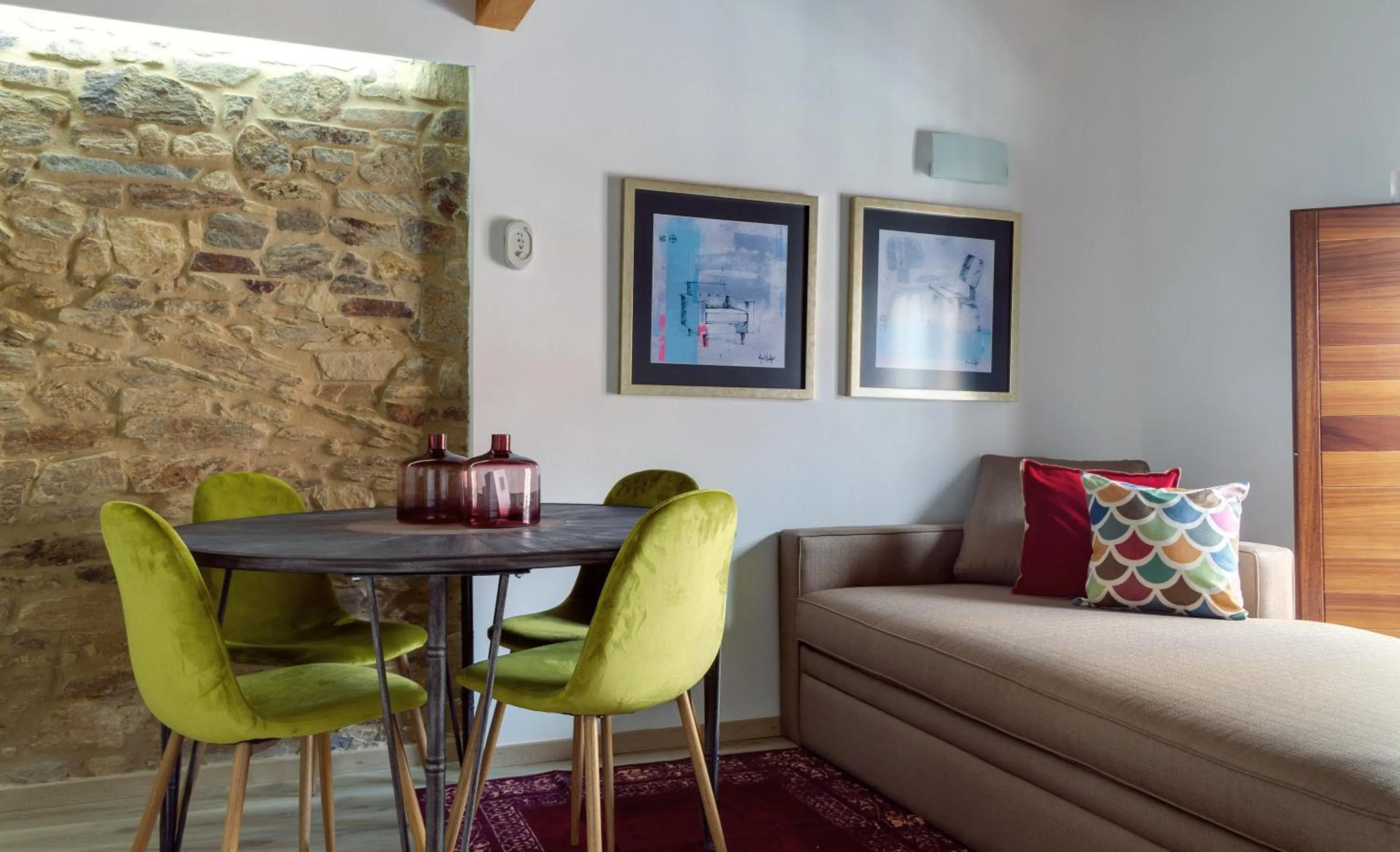 Living room, Bed in Numa Rúa Travesa