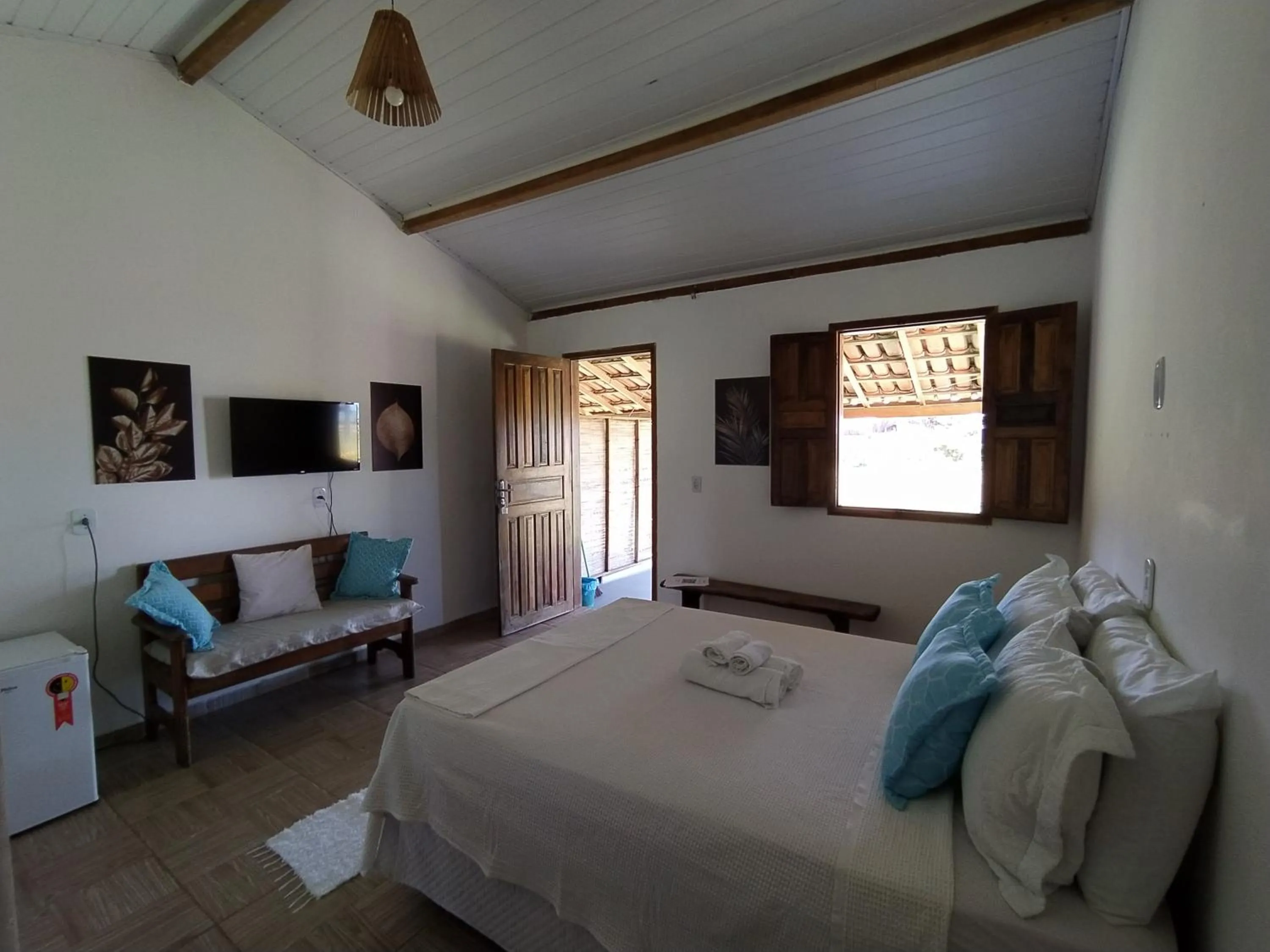Photo of the whole room, Bed in Pousada Pedra do Negro
