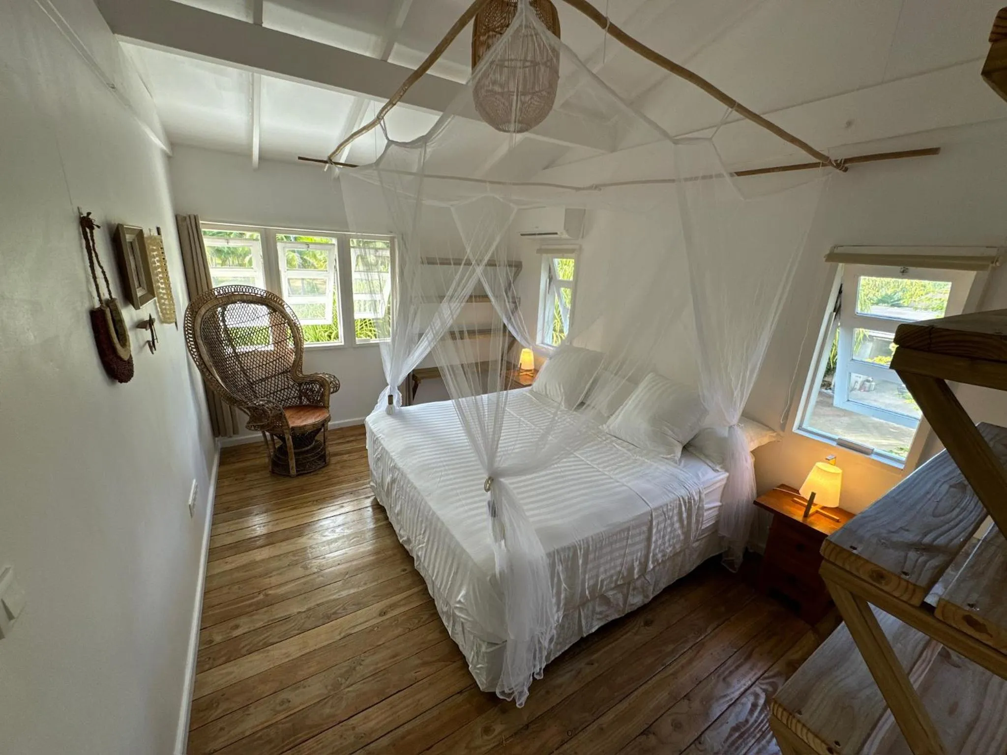 Bed in Le Coconut Lodge