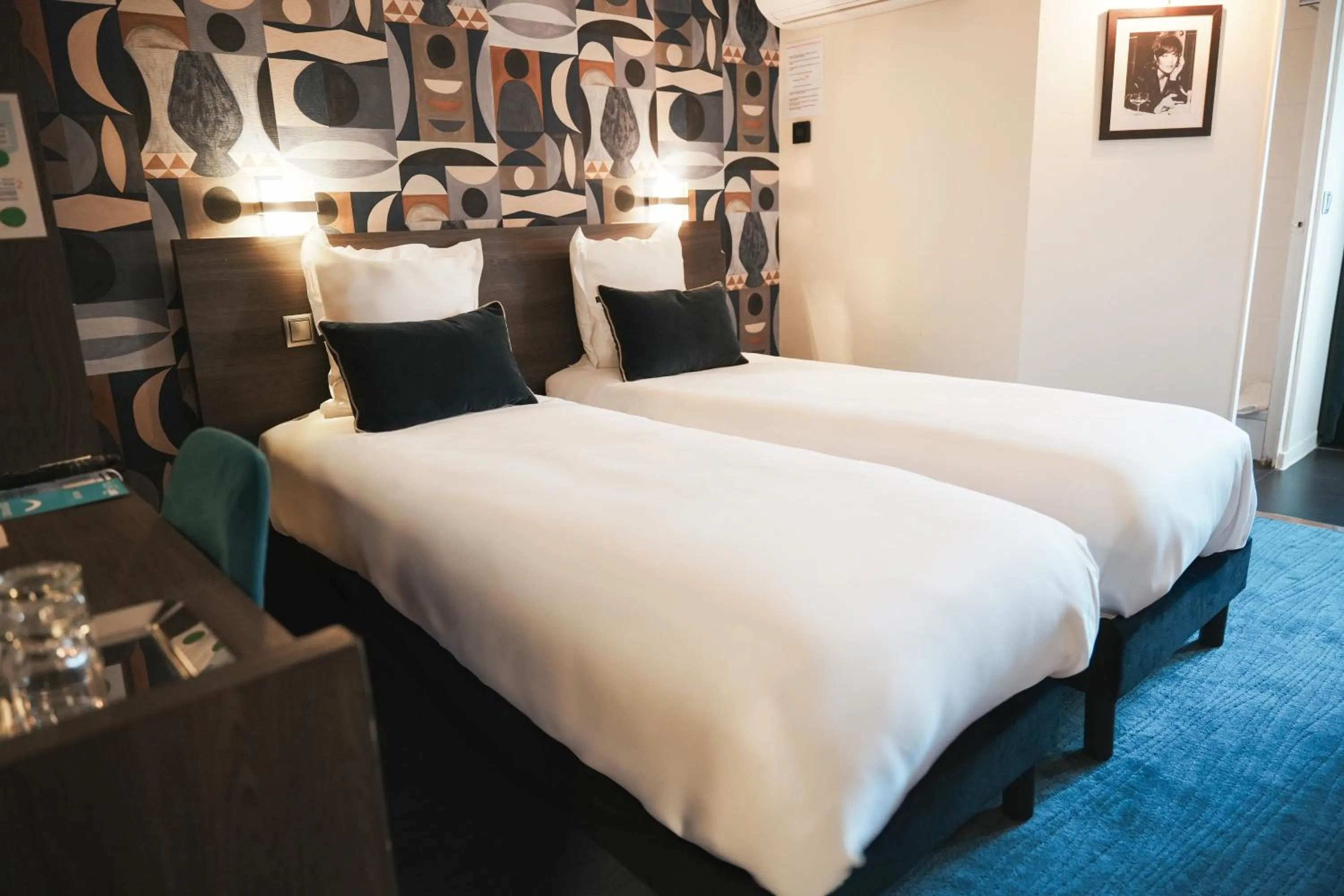 Photo of the whole room, Bed in Brit Hotel Confort Orly Morangis