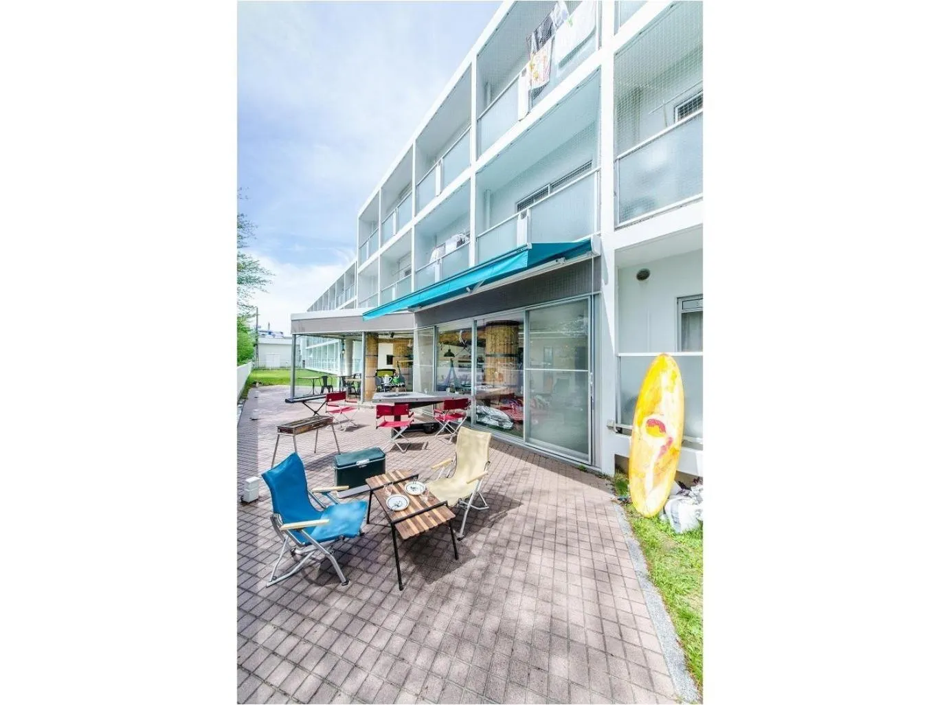 BBQ facilities in 365BASE outdoor hostel