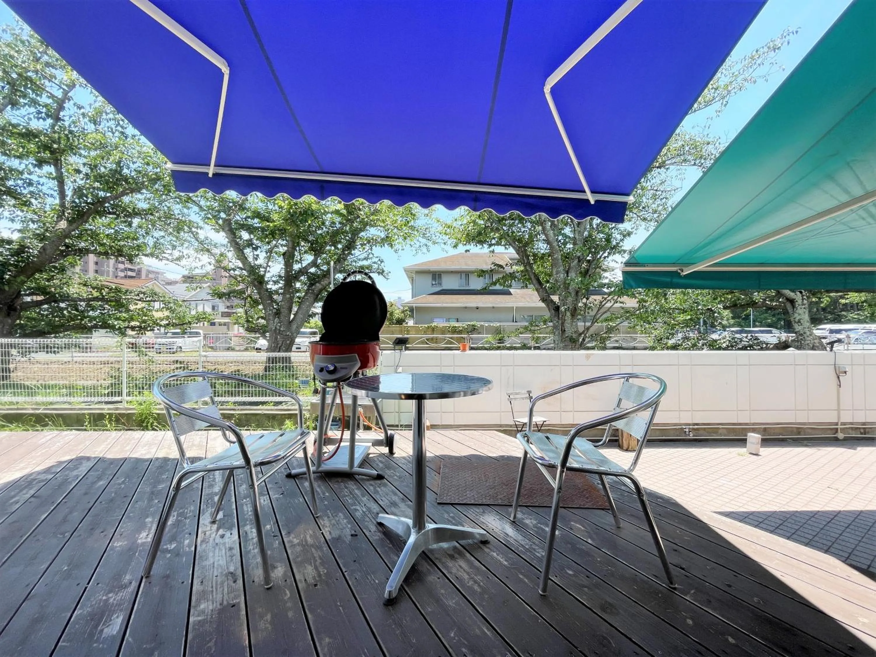 Day in 365BASE outdoor hostel