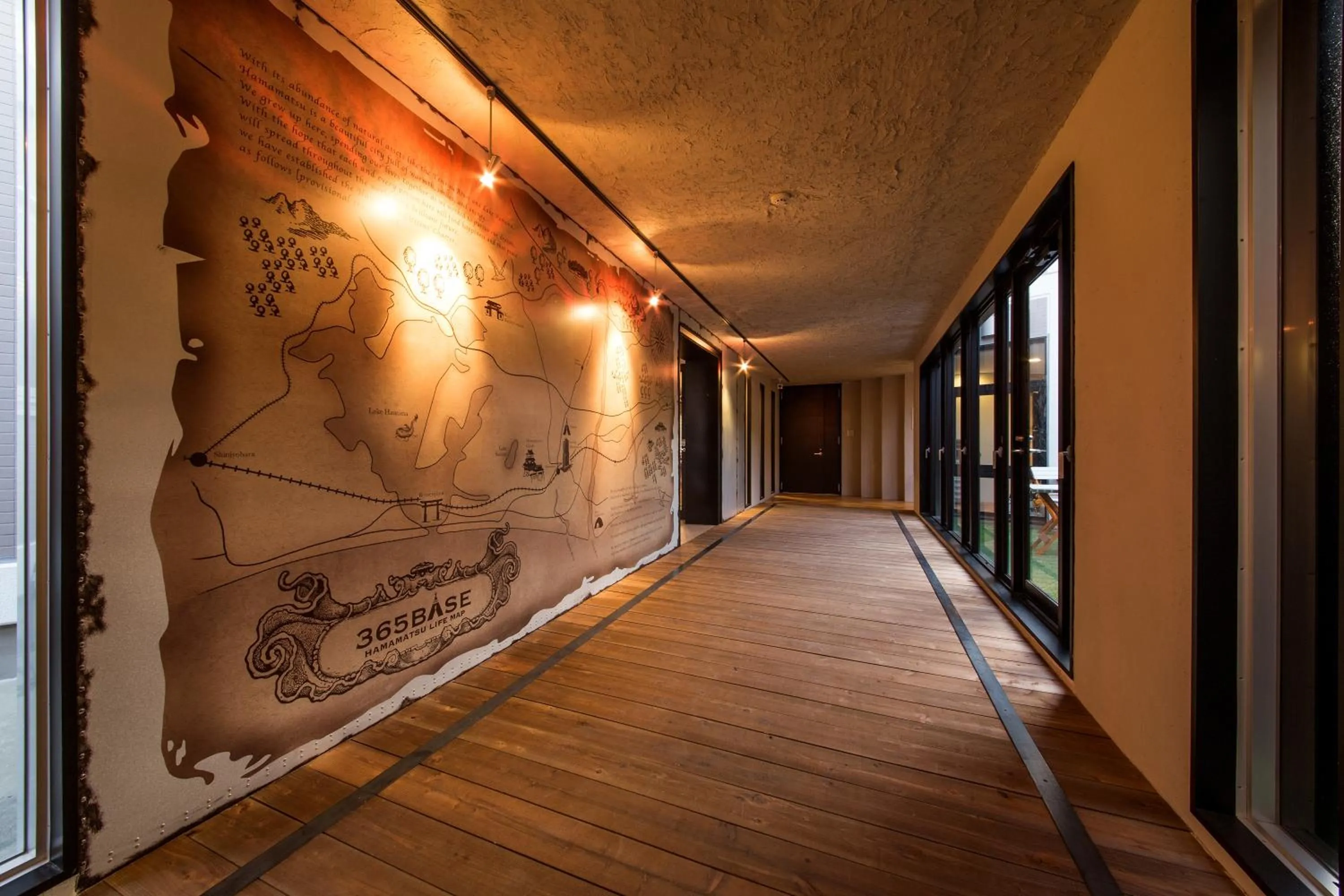 Lobby or reception in 365BASE outdoor hostel