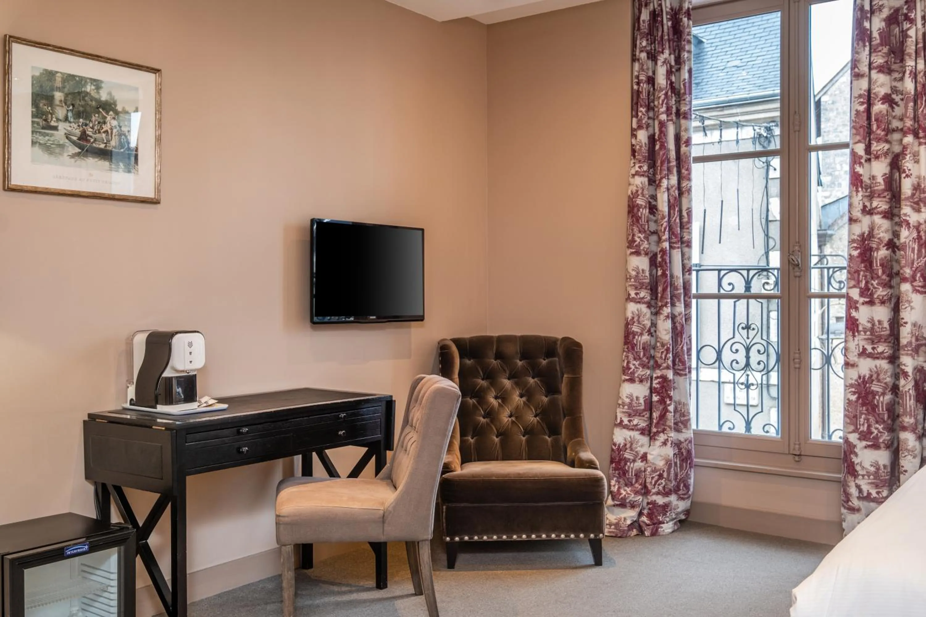 Bedroom in Hostellerie de l'Écu de Bretagne