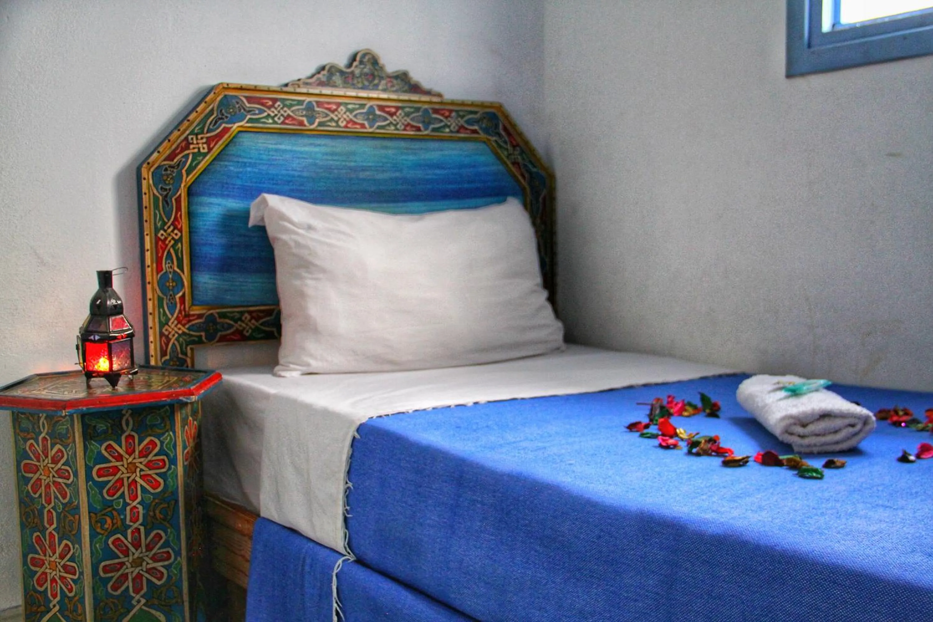 Bed in Hotel Ouarzazate