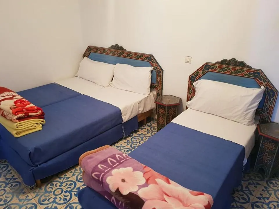 Bed in Hotel Ouarzazate
