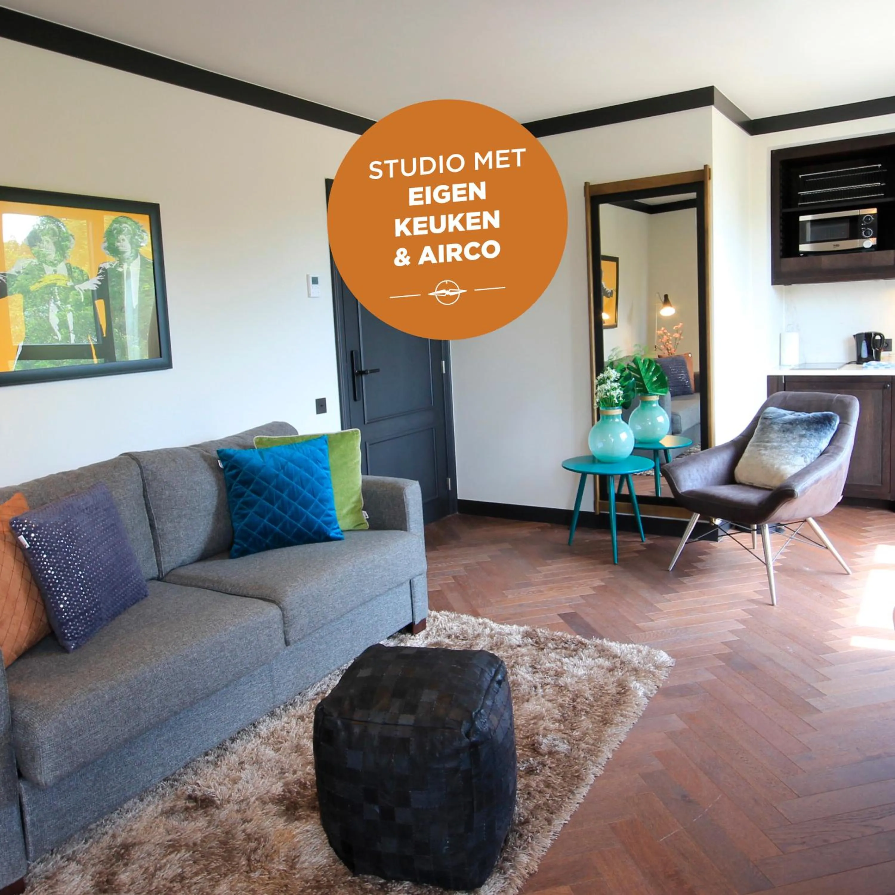 Kitchen or kitchenette in Getaway Brussels Airport