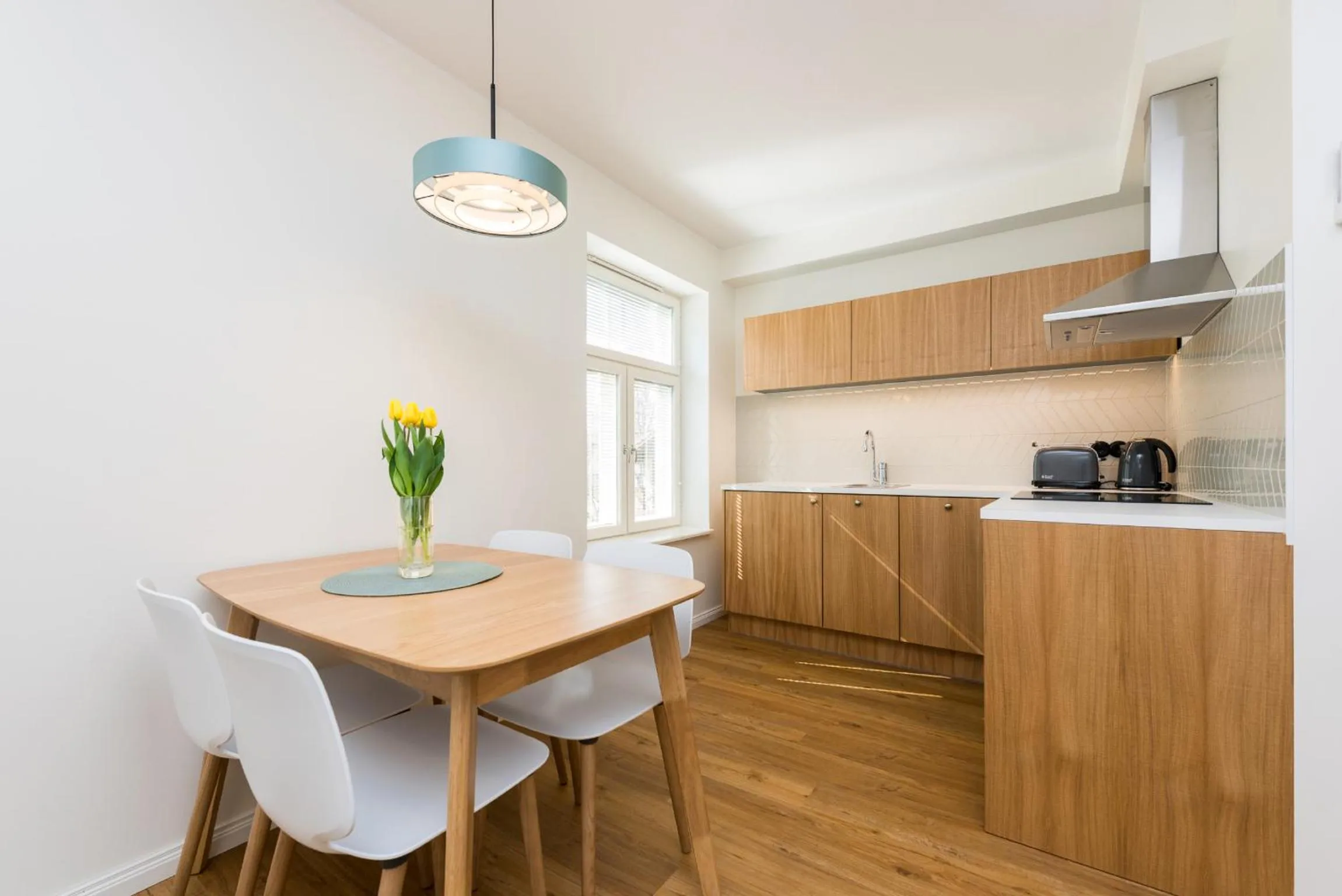 Kitchen or kitchenette in Tallinn Apartment Hotel - No Contact Check In