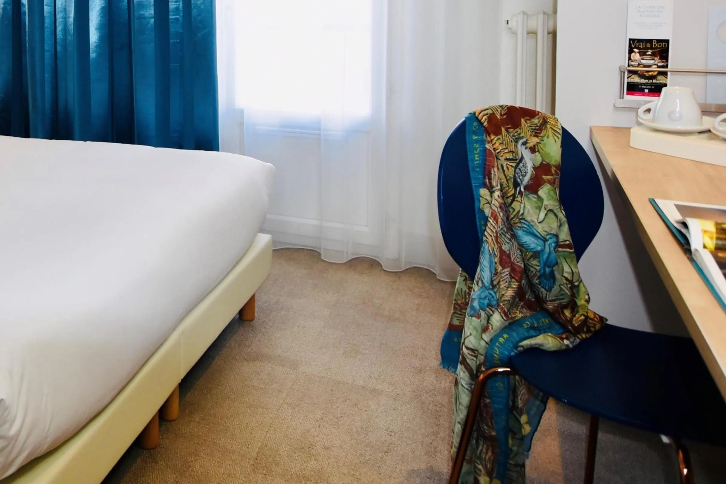 Photo of the whole room, Bed in Hôtel Escale Oceania Lorient