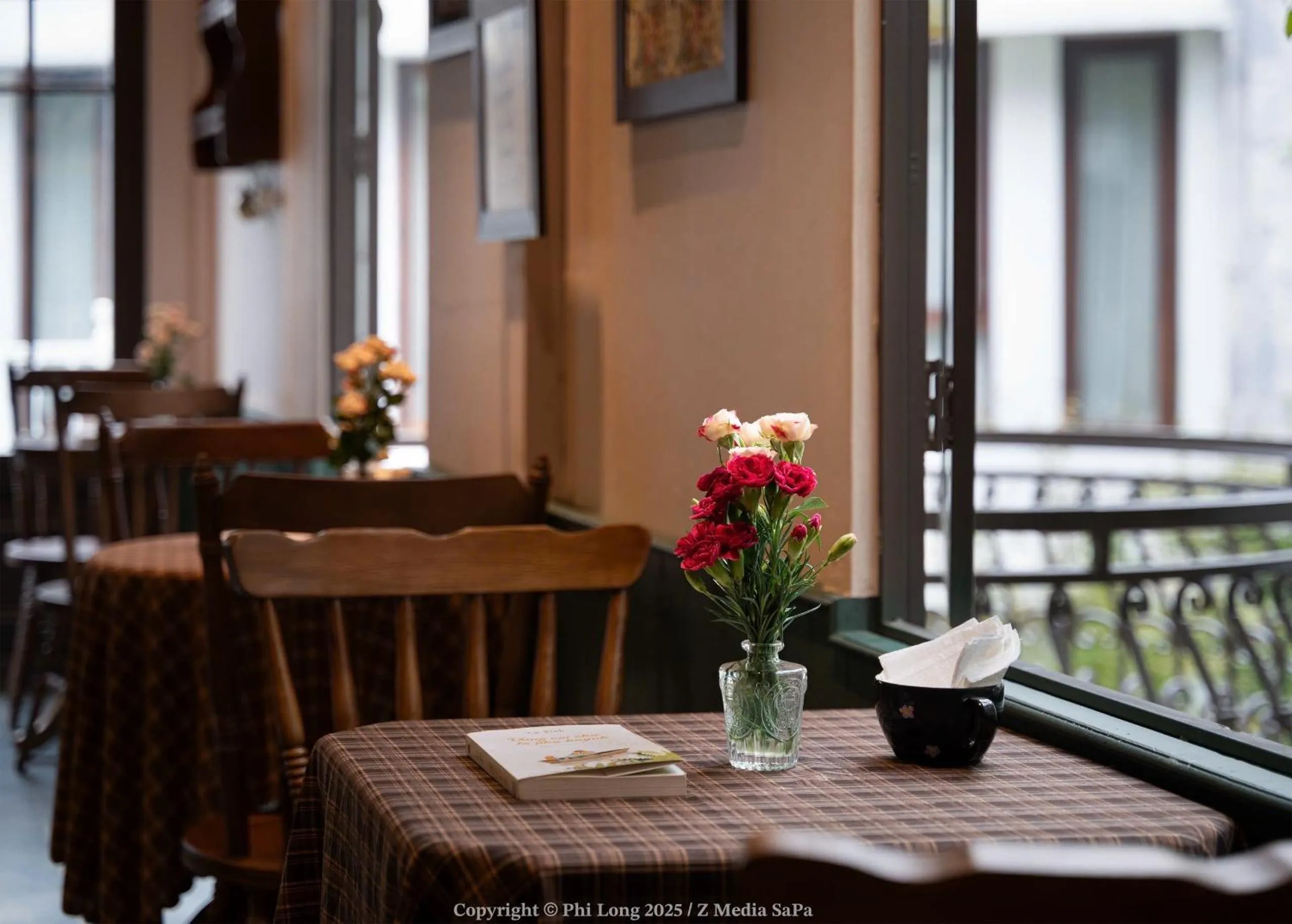 Dining area in Sapa Wings Hotel