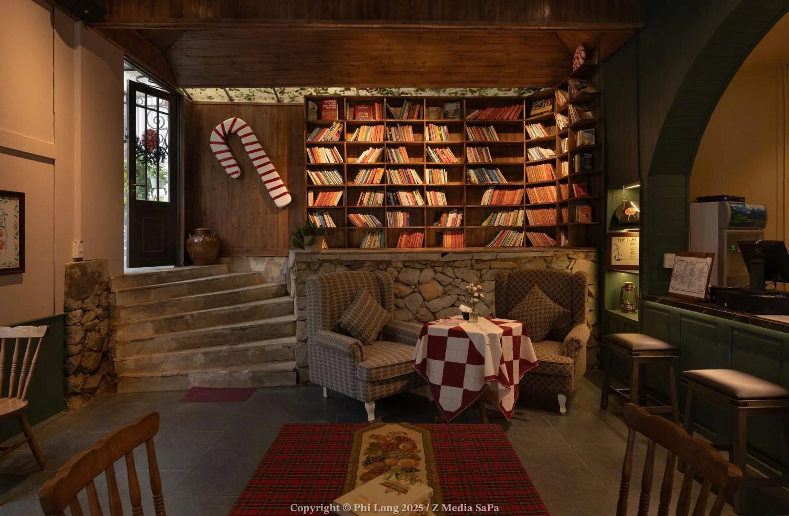 Dining area in Sapa Wings Hotel