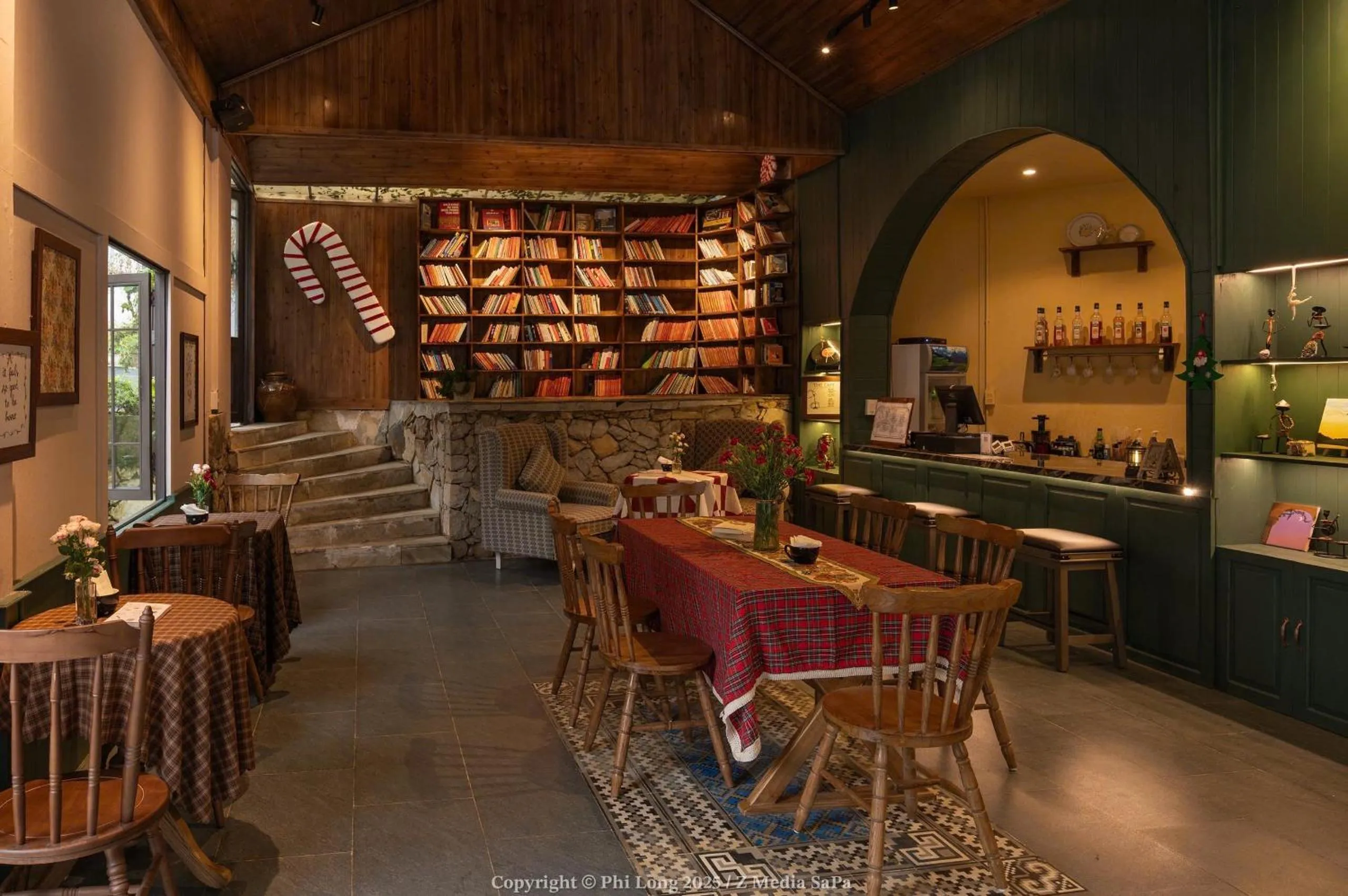 Dining area in Sapa Wings Hotel