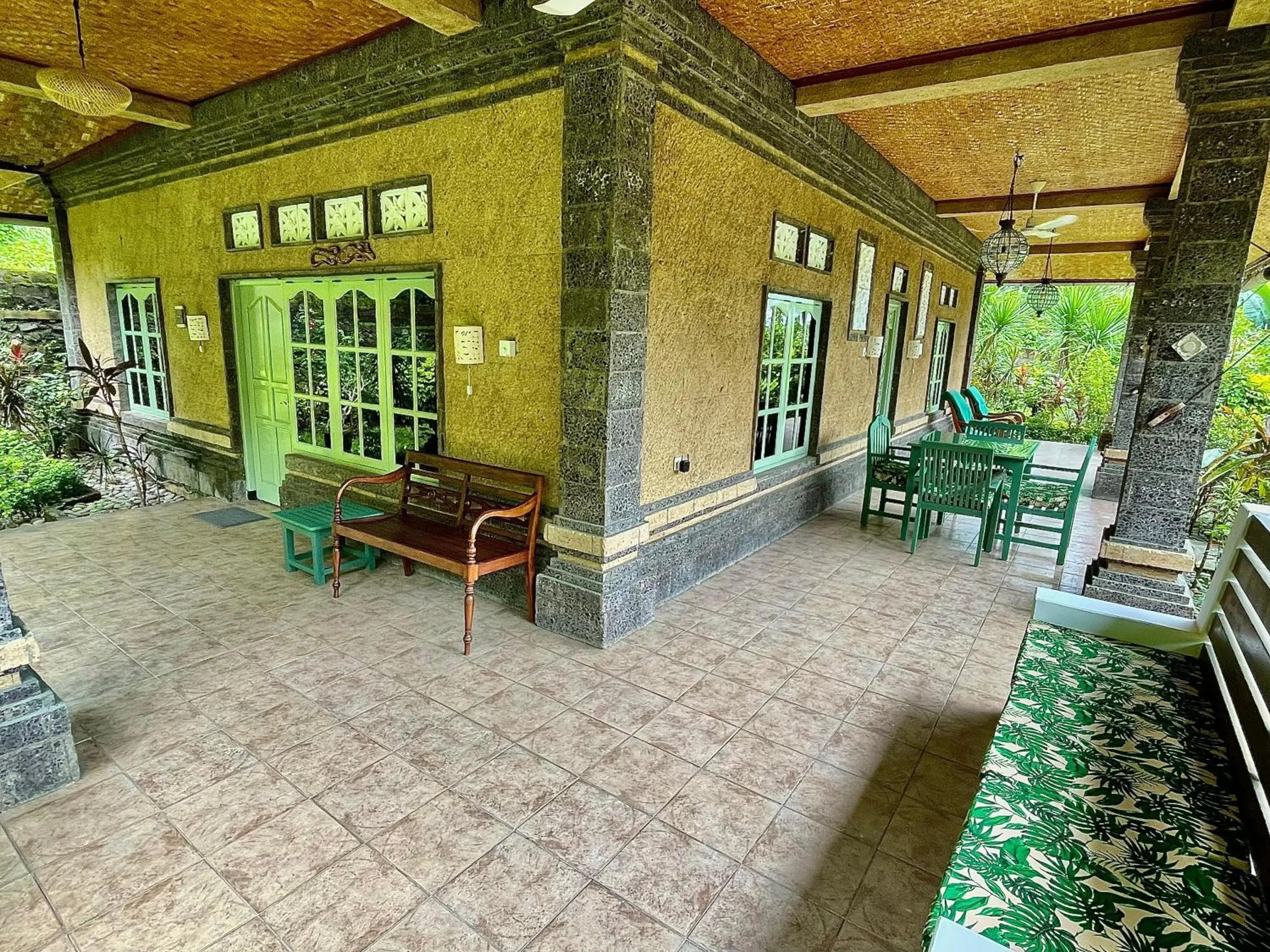 Balcony/Terrace in Dasa Wana - DW Jungle Resort - Candidasa