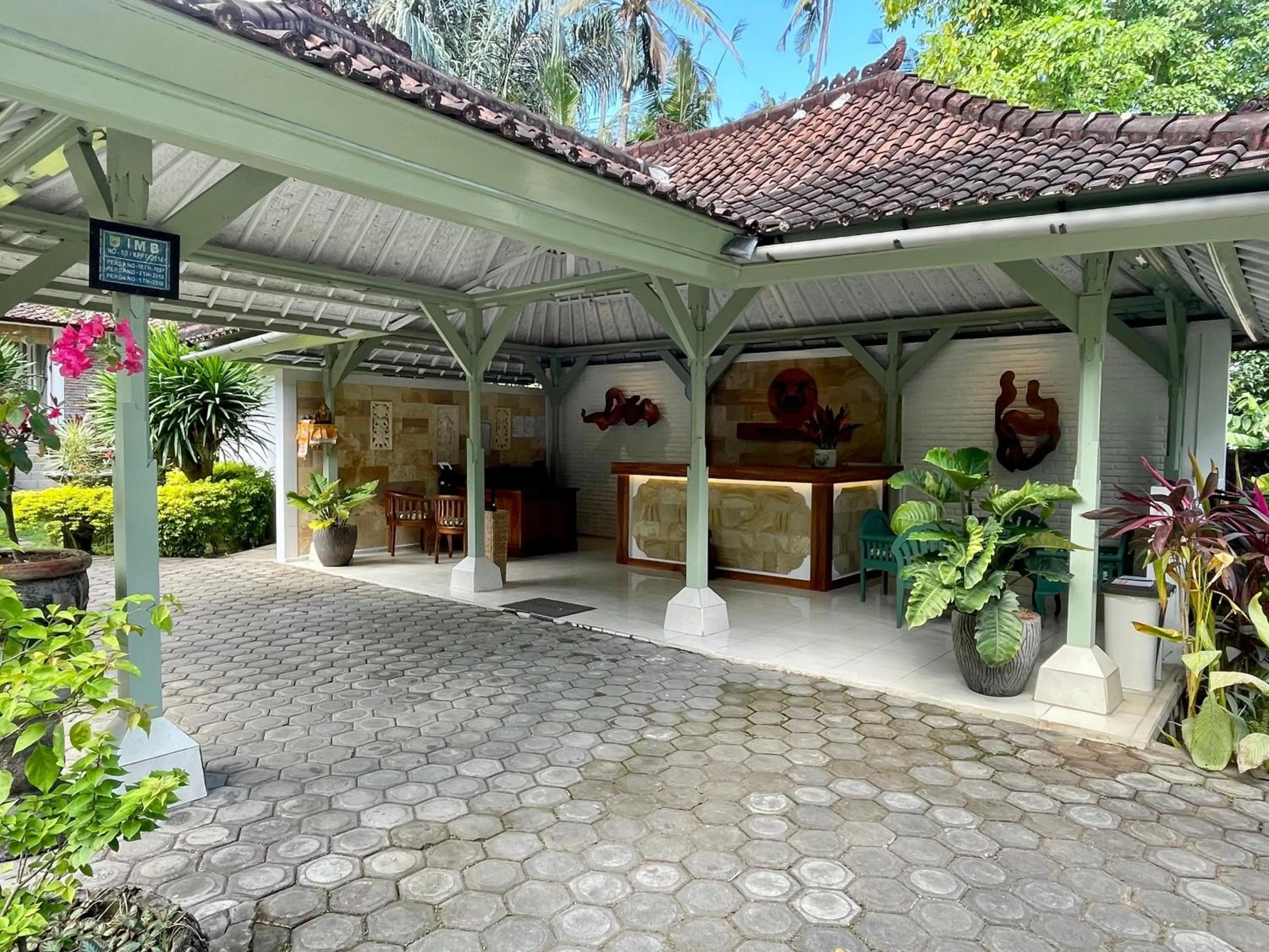 Lobby or reception in Dasa Wana - DW Jungle Resort - Candidasa