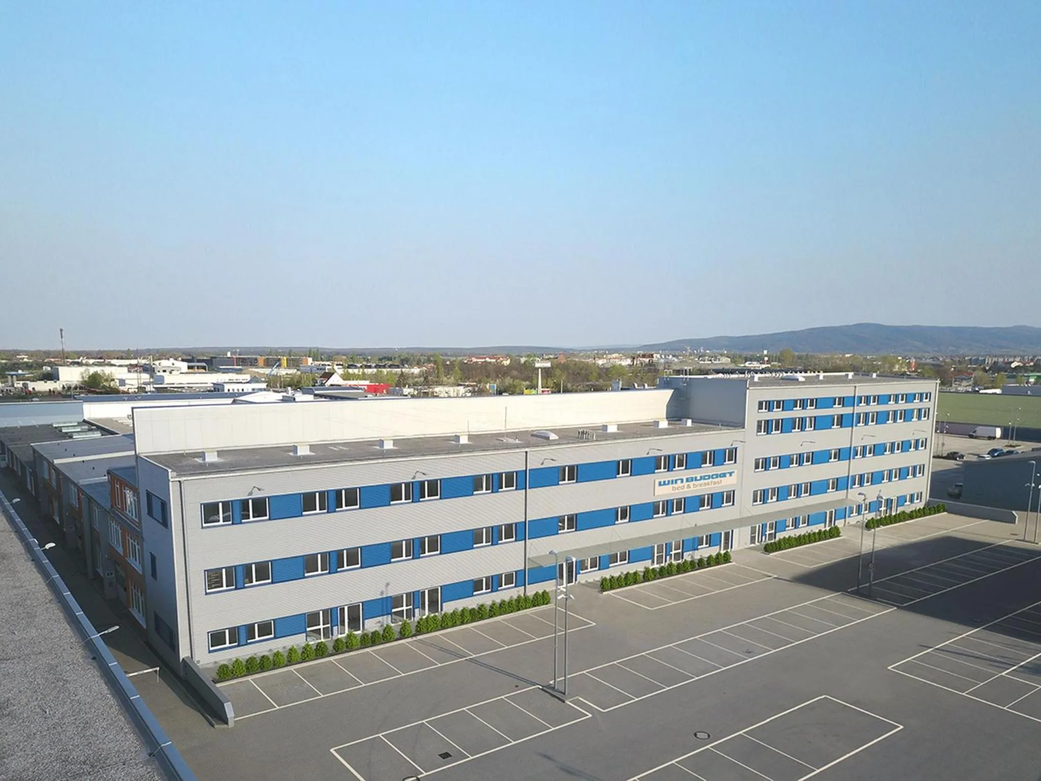 Bird's eye view in WinBudget "bed&breakfast"