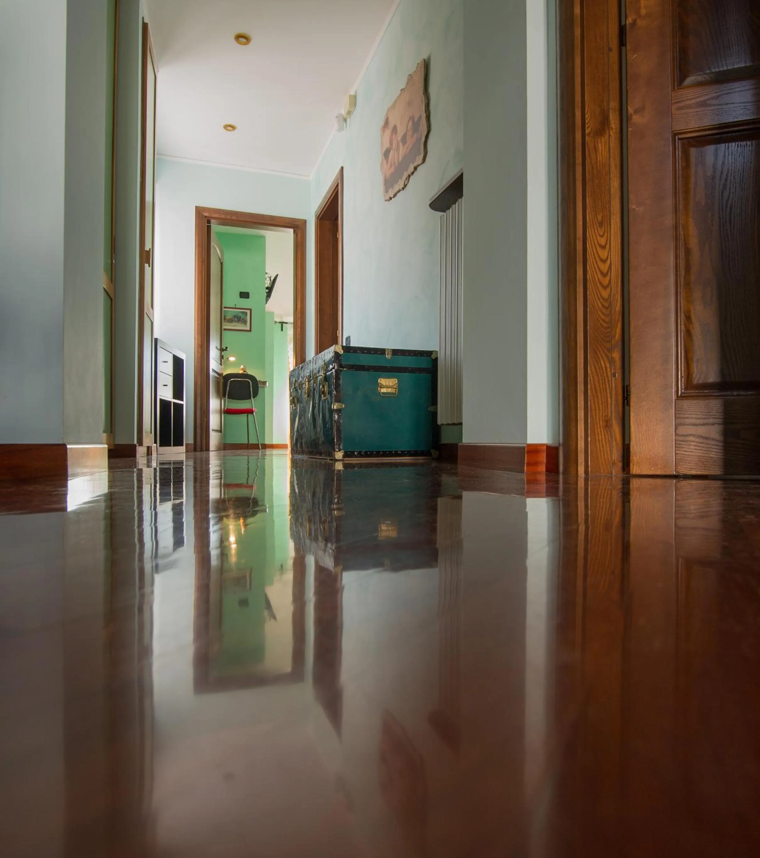 Decorative detail, TV/Entertainment Center in B&b Rosaria Amalfi Coast