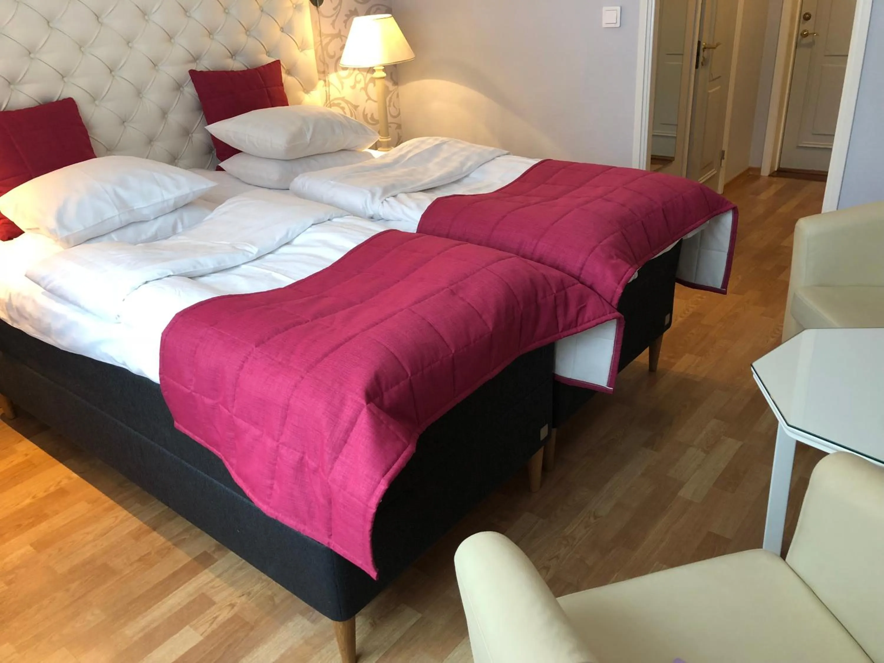 Bed in Sundbyholms Slott