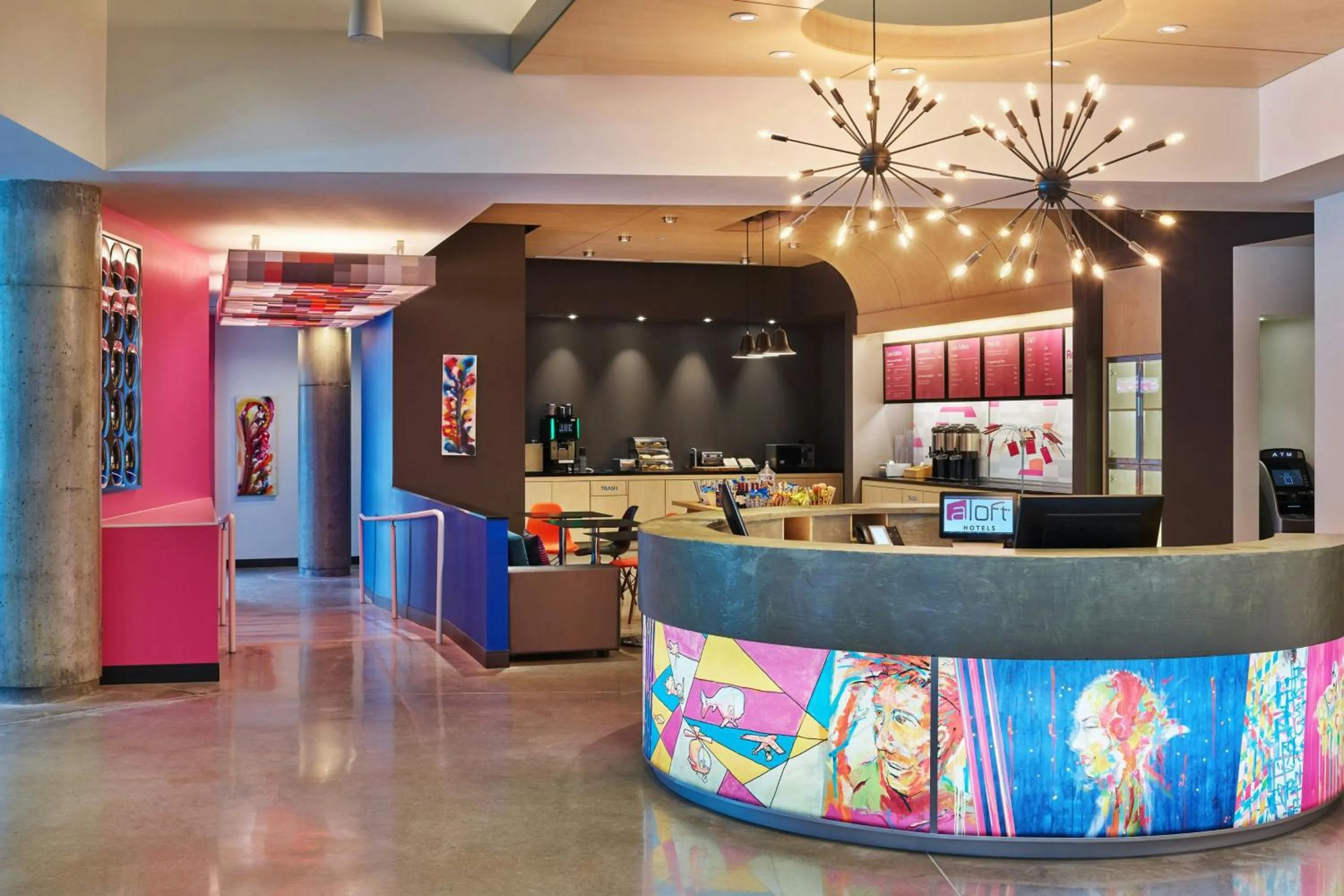 Lobby or reception in Aloft Richardson