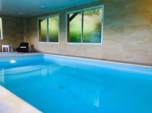 Pool view in Domaine Du Moulin Vallée Heureuse