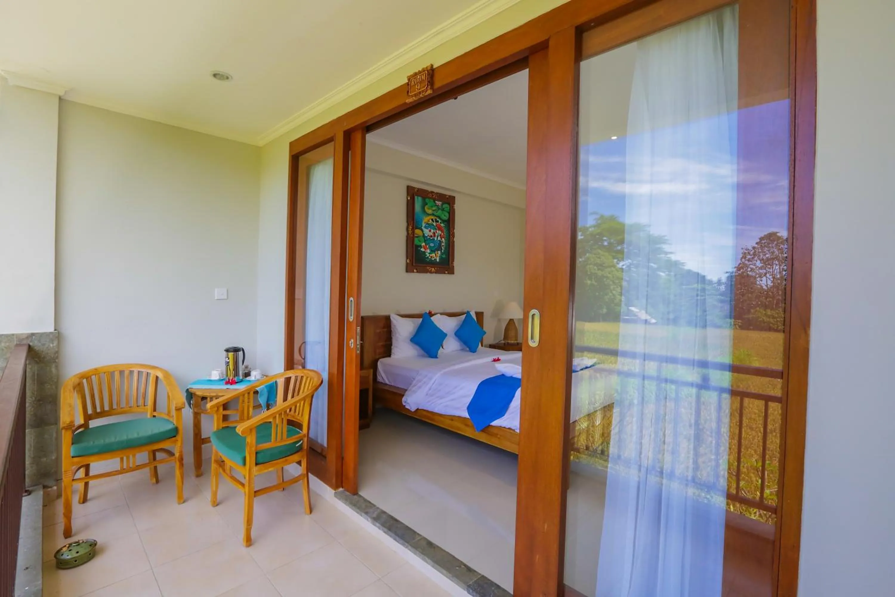 Balcony/Terrace, Bed in The Carik Bisma Ubud