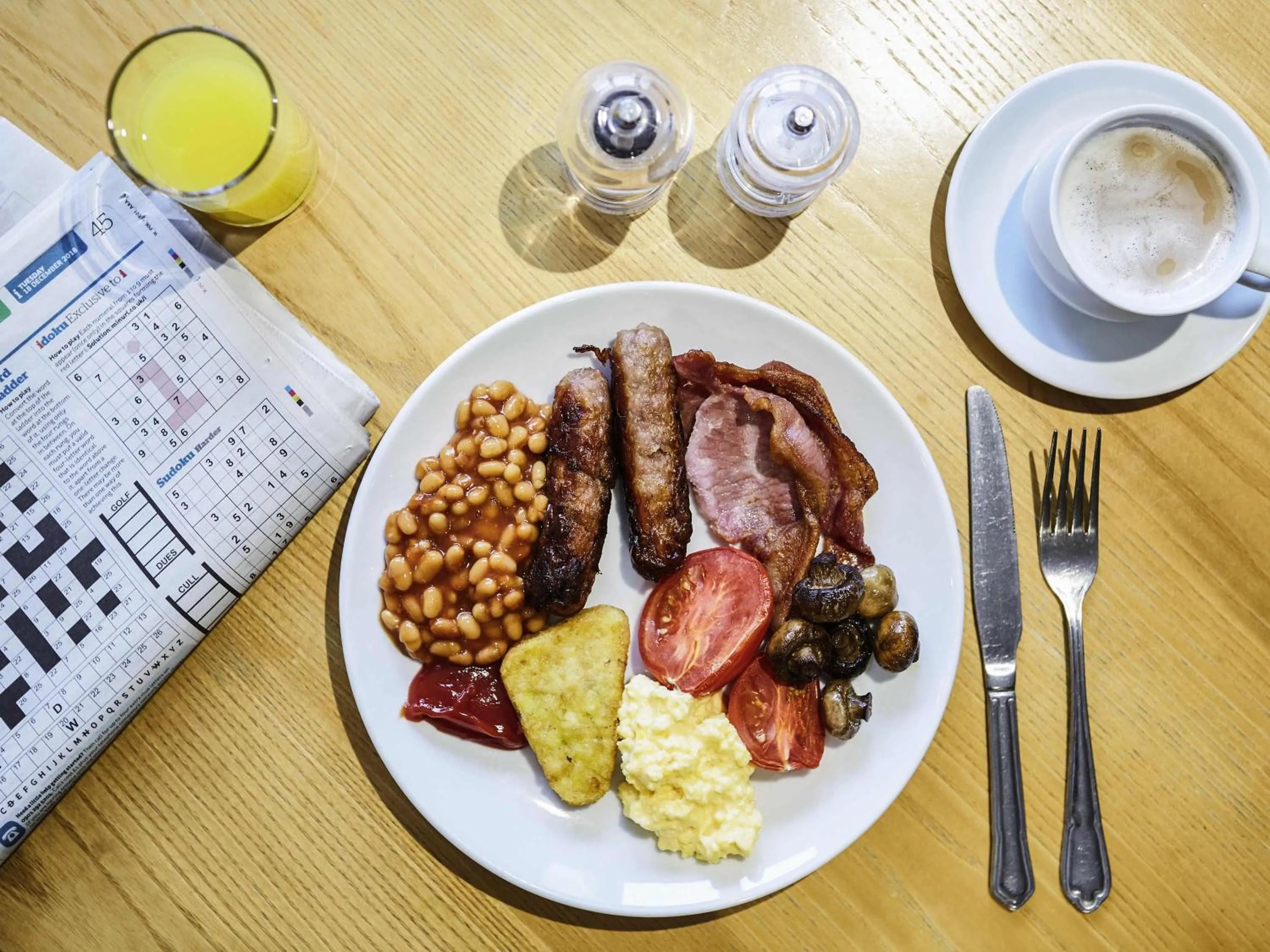 Restaurant/places to eat in Mercure Newbury West Grange Hotel