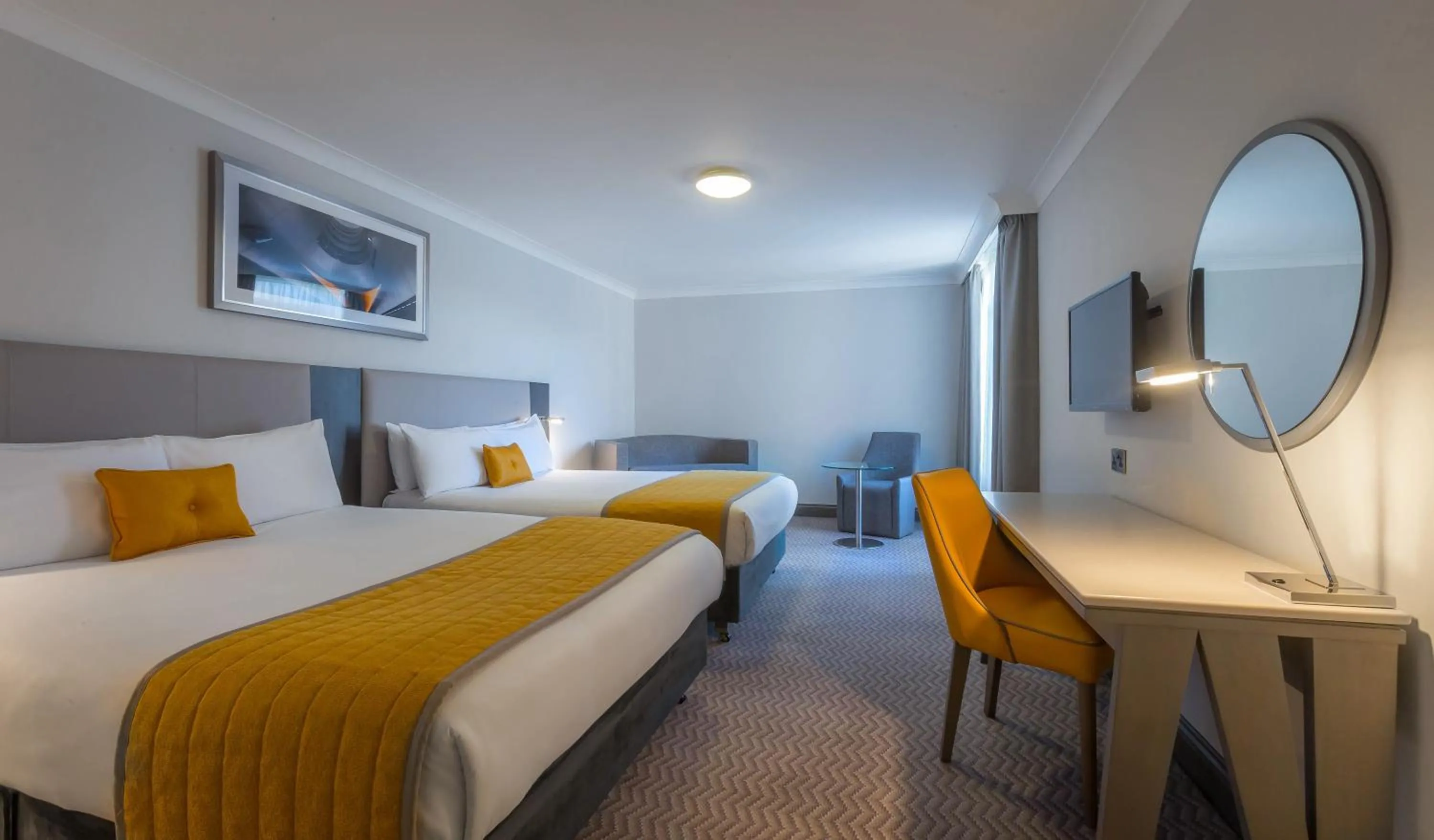 Bed in Maldron Hotel Dublin Airport