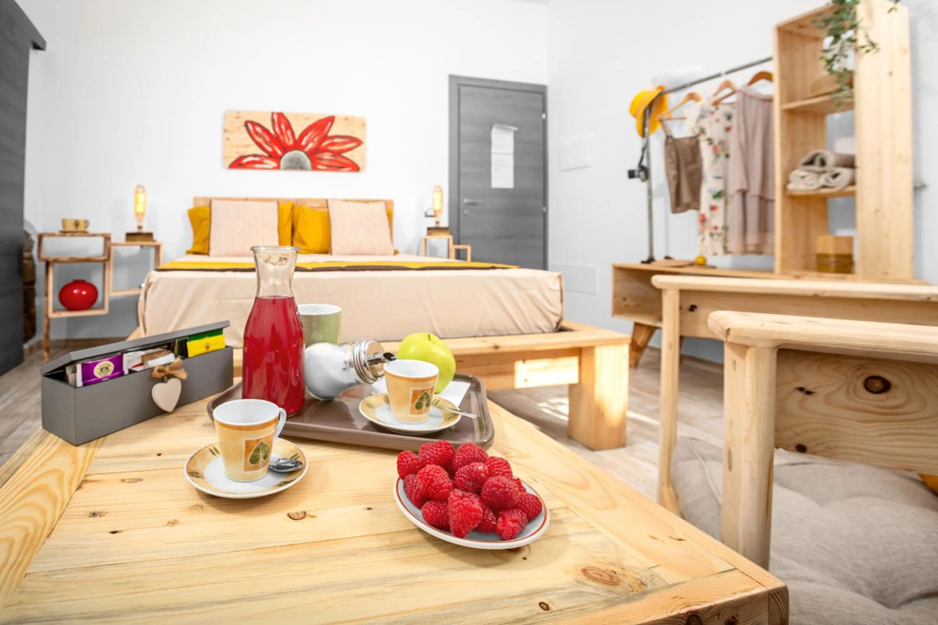 Bedroom in B&B Les Chambres Rooms & Suite