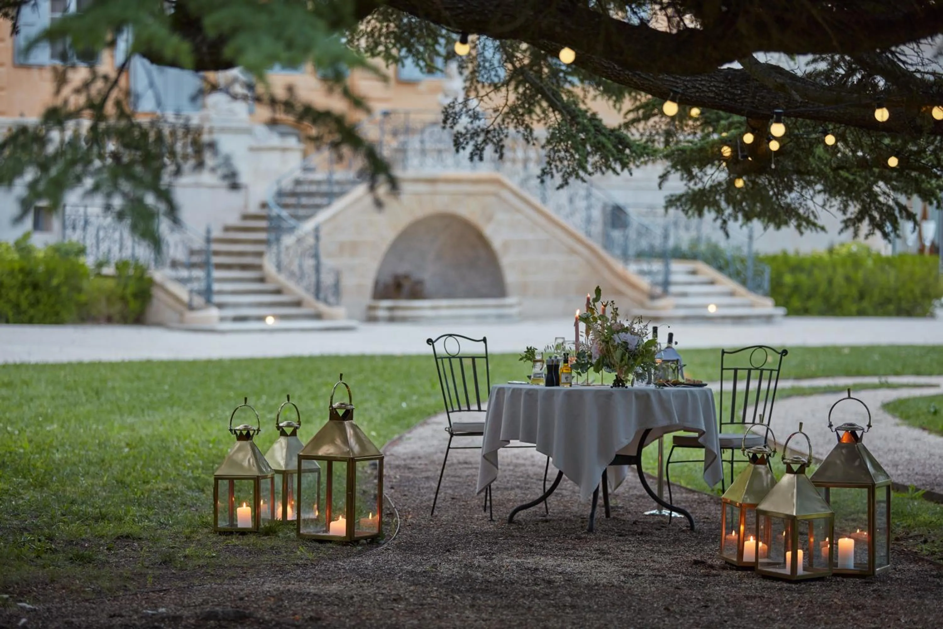 Dinner in Château de Fonscolombe