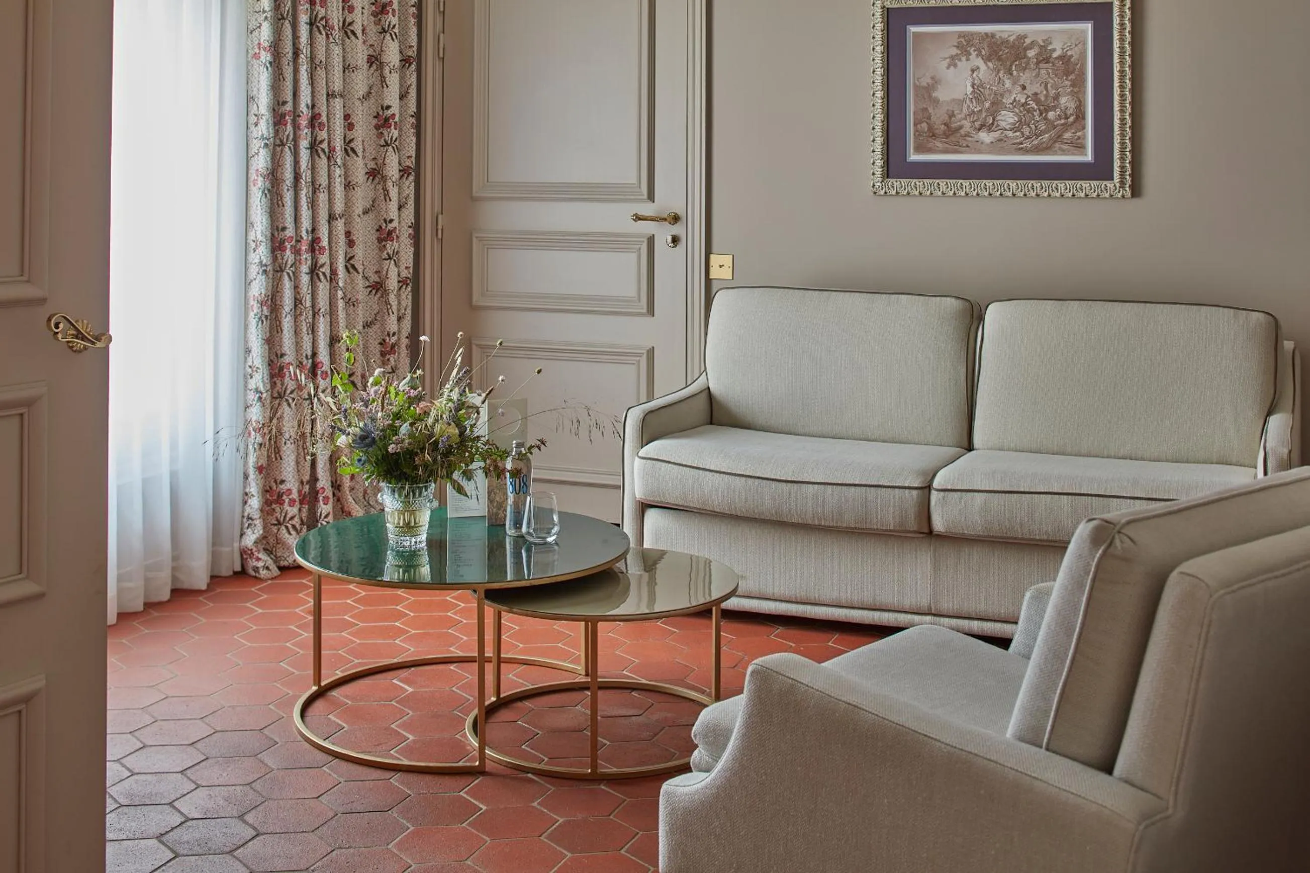 Living room in Château de Fonscolombe