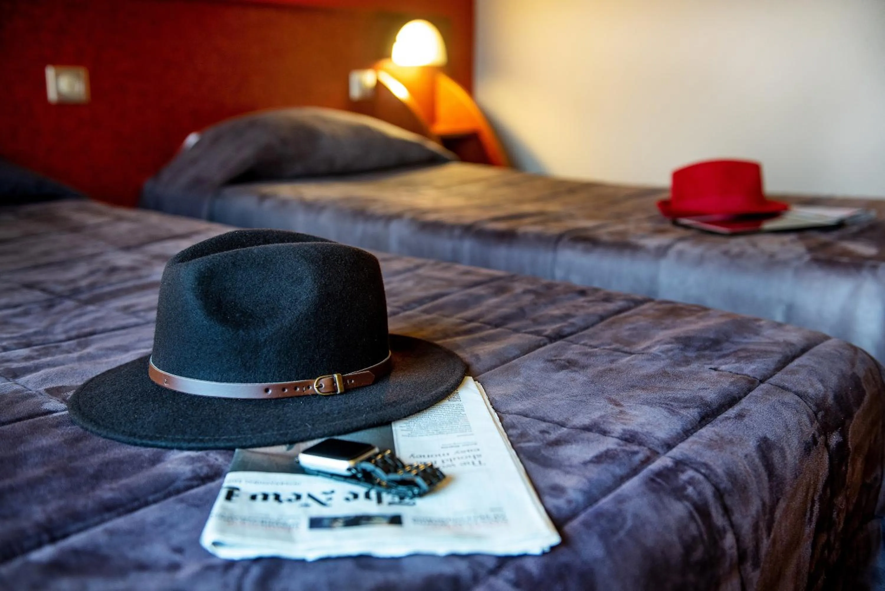 Bed in Hôtel La Solitude