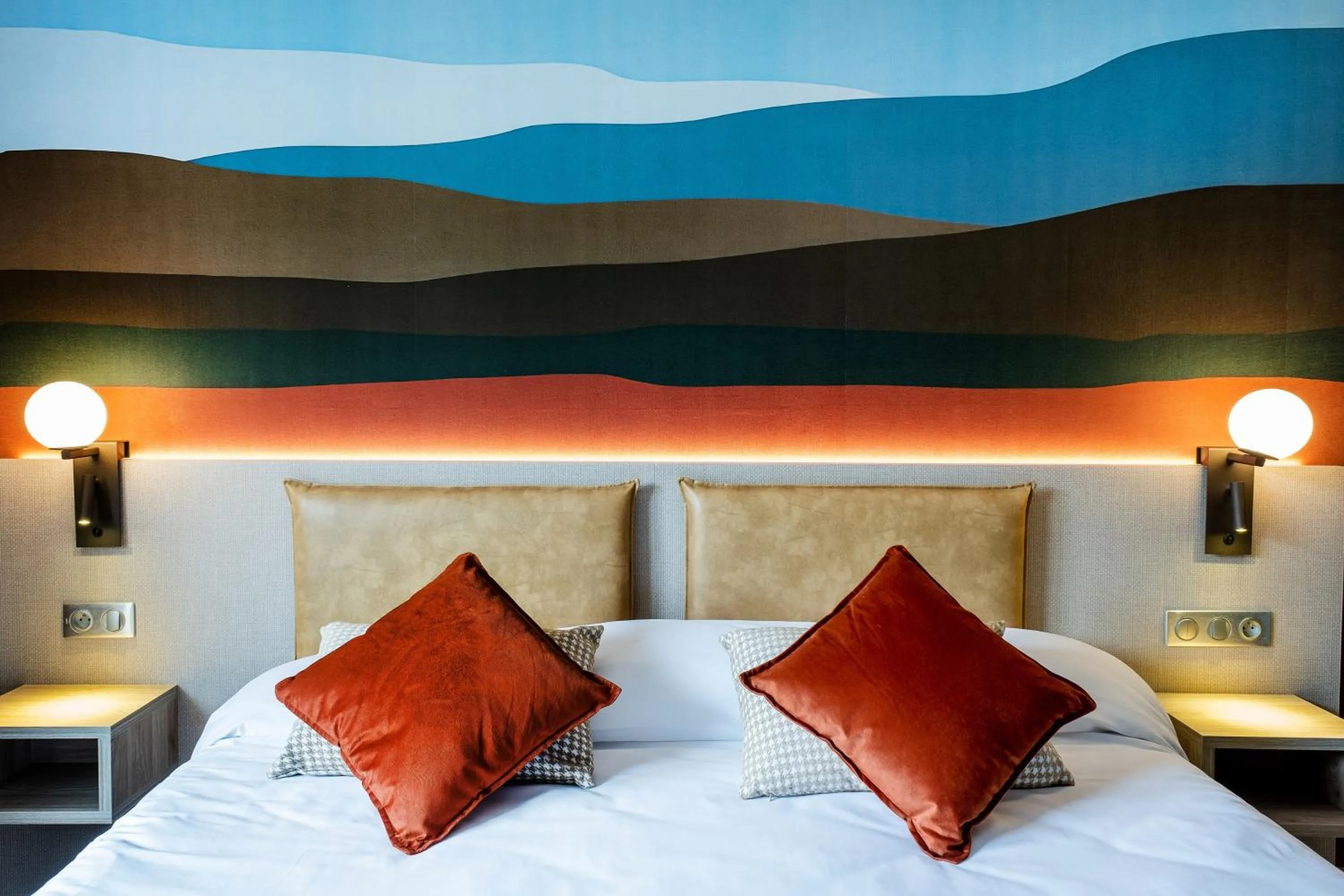 Bed in Hôtel La Solitude