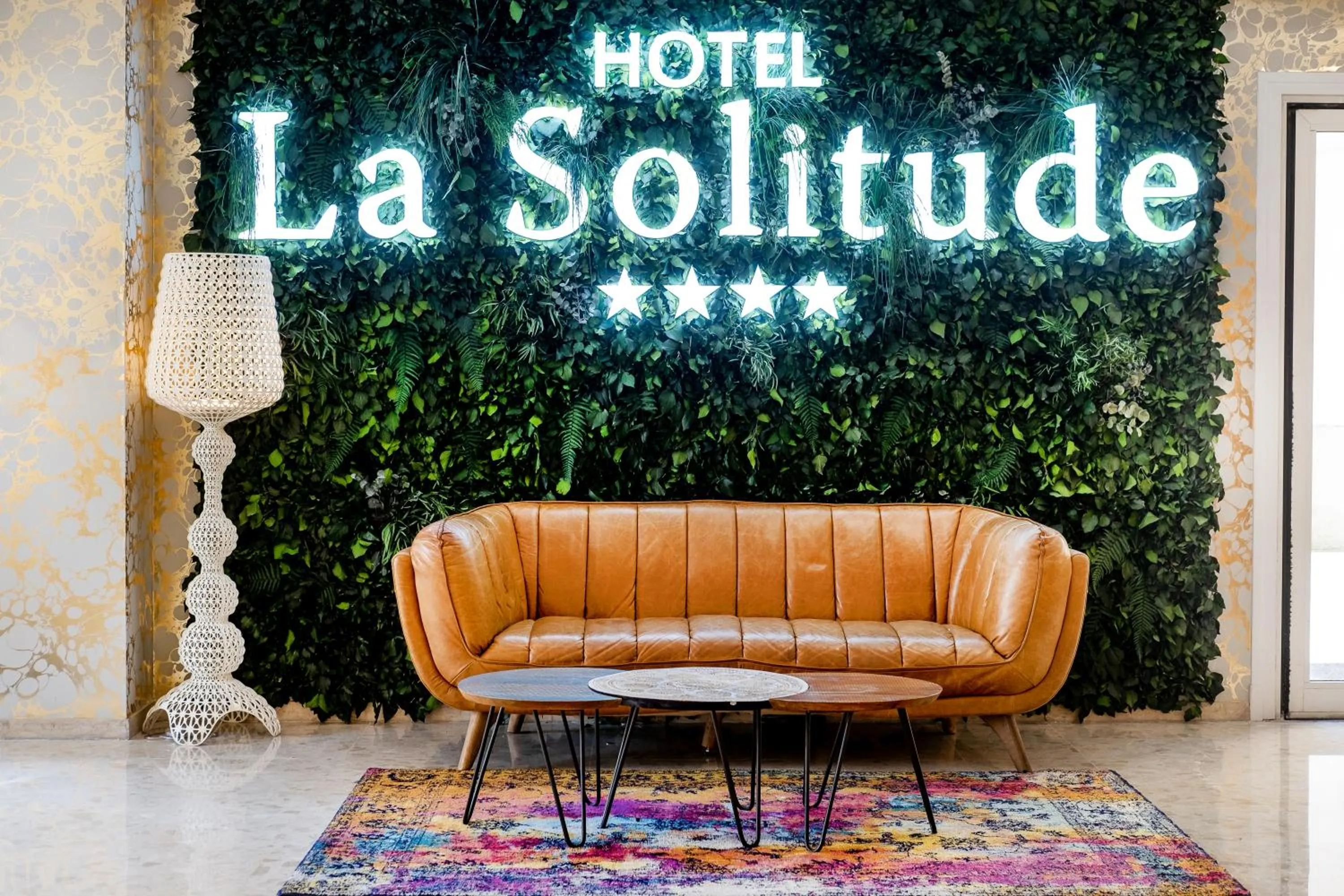 Lobby or reception in Hôtel La Solitude