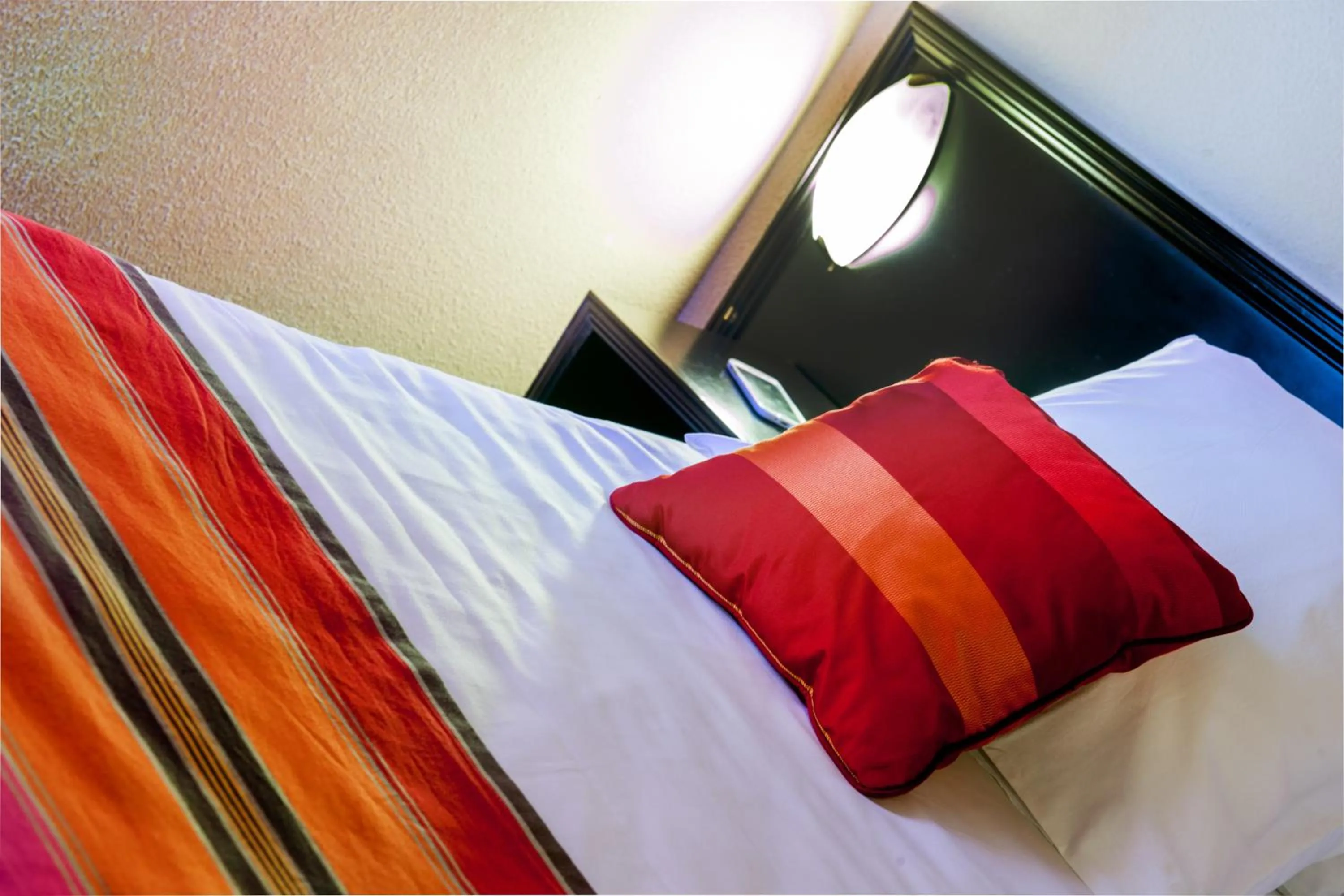 Bedroom, Bed in Hôtel Saint Sauveur