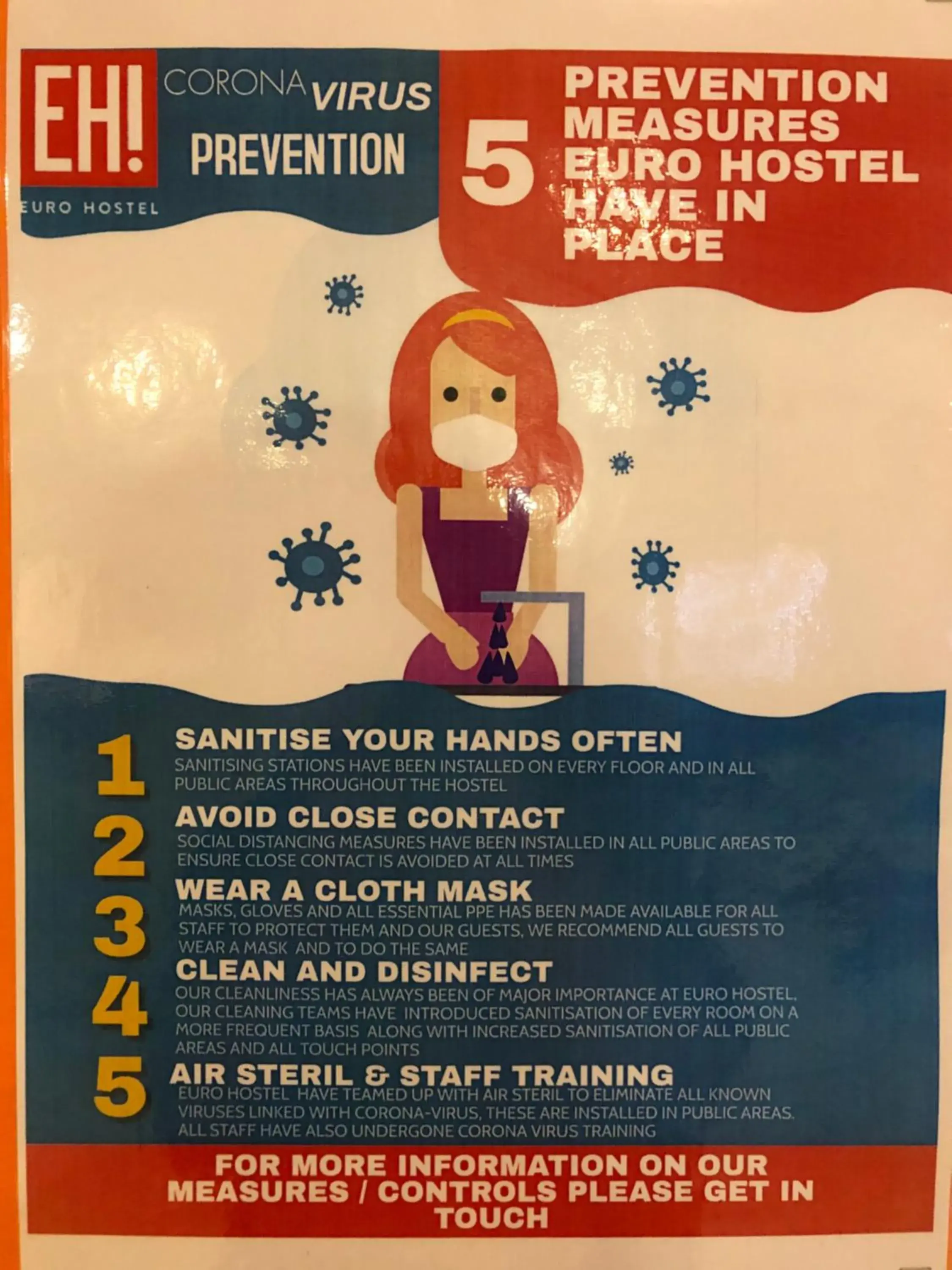 Property building in Euro Hostel Glasgow Property building in Euro Hostel Glasgow