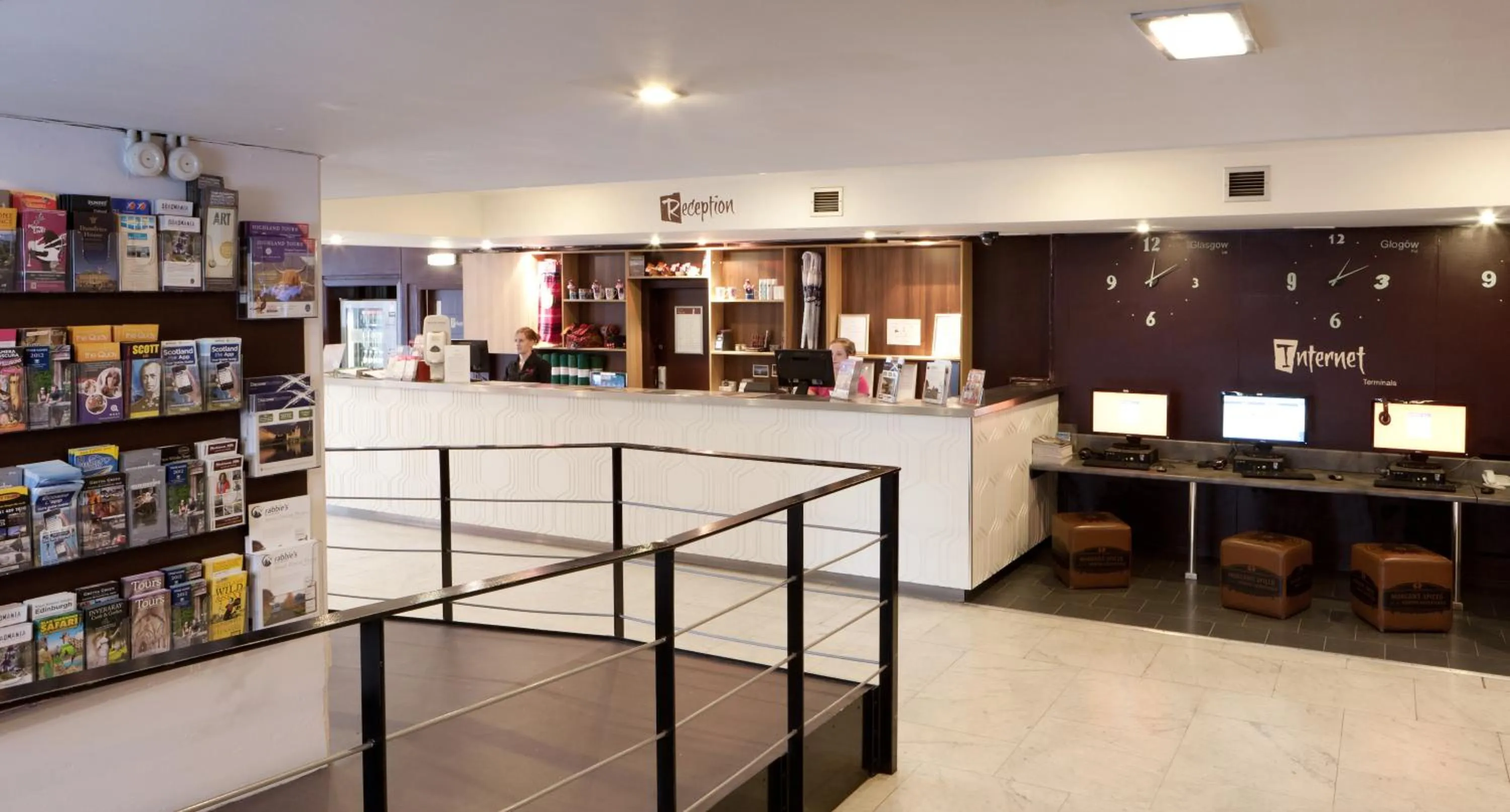 Lobby or reception in Euro Hostel Glasgow