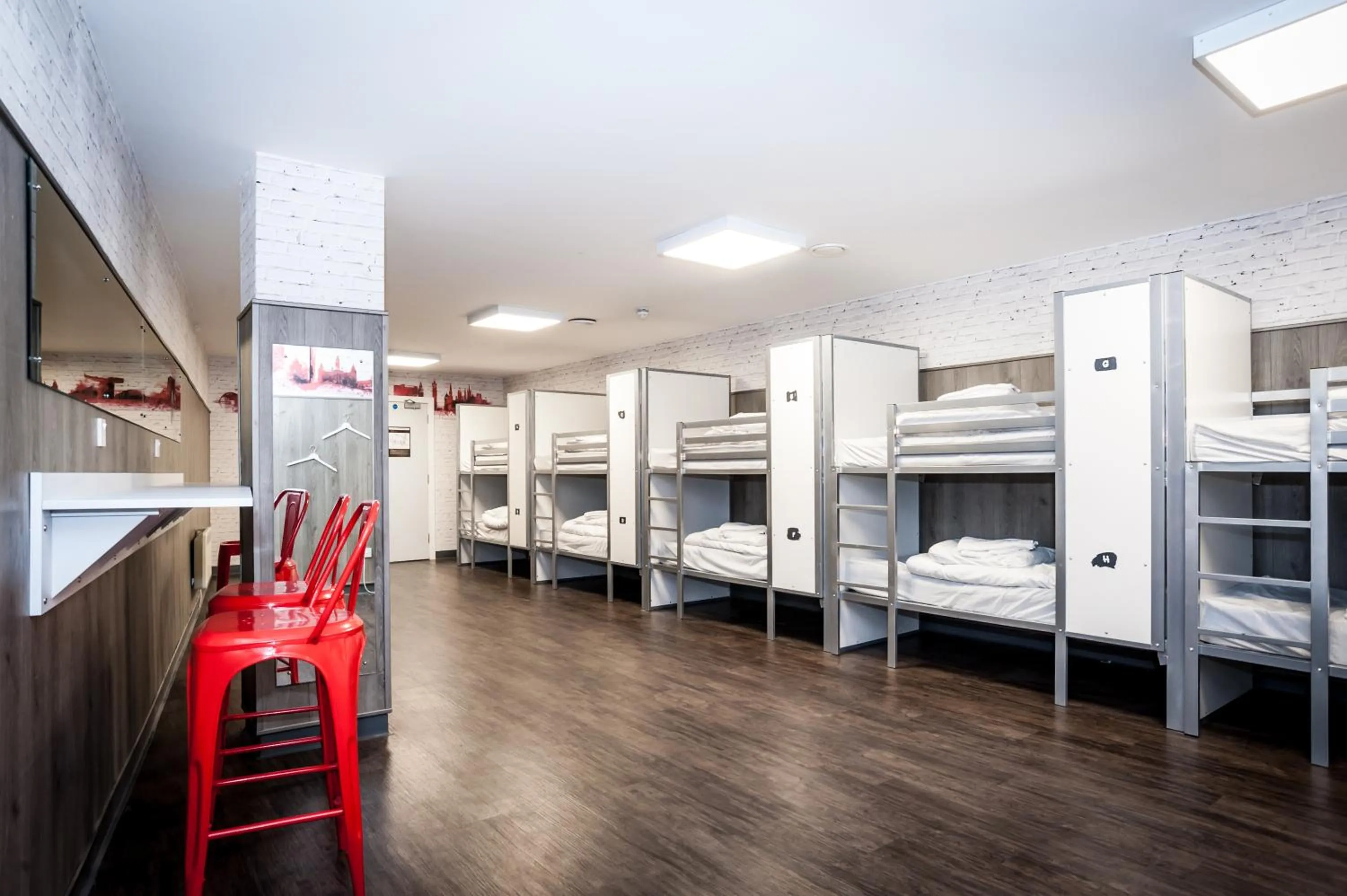 Bedroom, Bunk Bed in Euro Hostel Glasgow